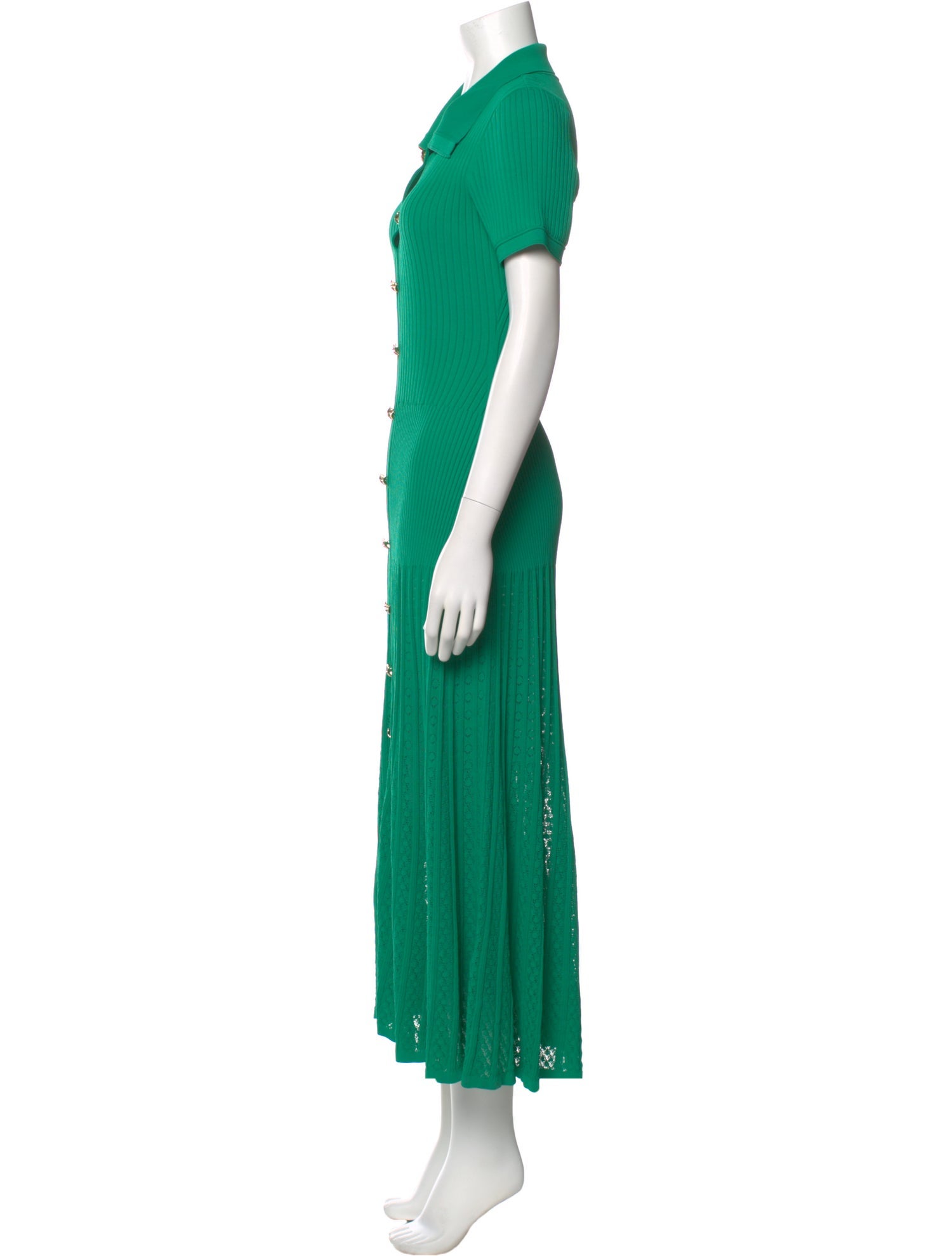 Sandro V-Neck Long Dress