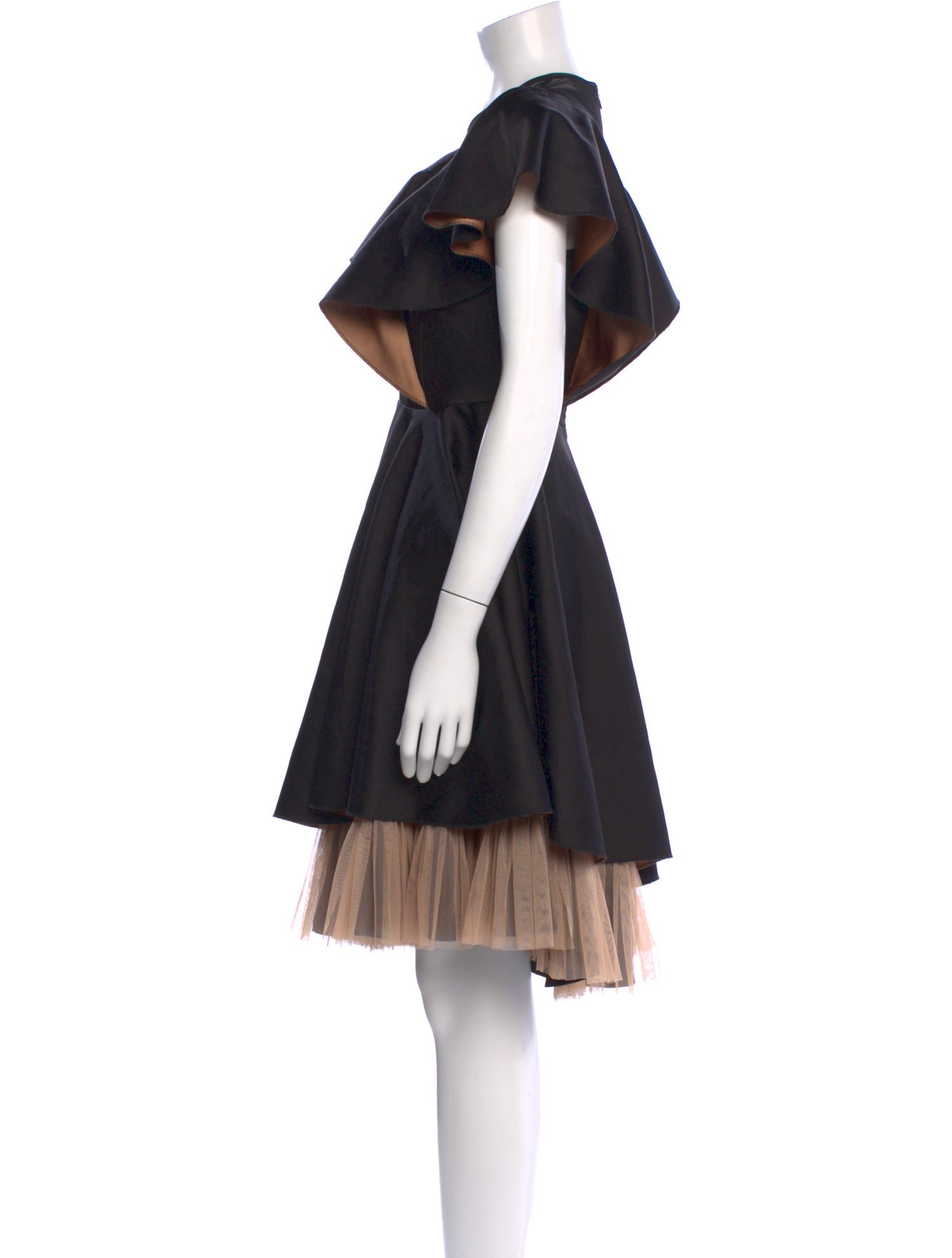 Sandro Crew Neck Knee-Length Dress