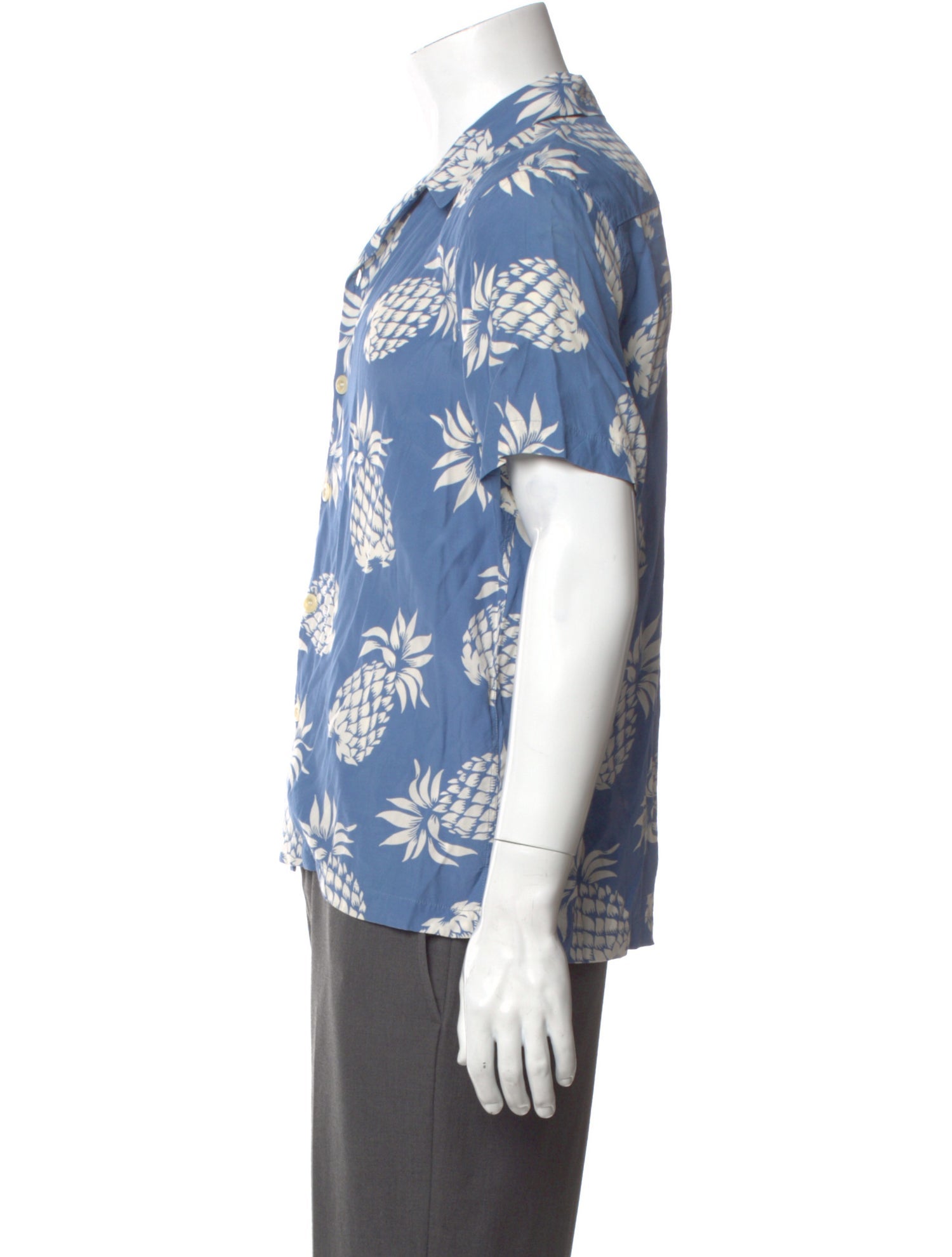 Sandro Printed Short Sleeve Shirt