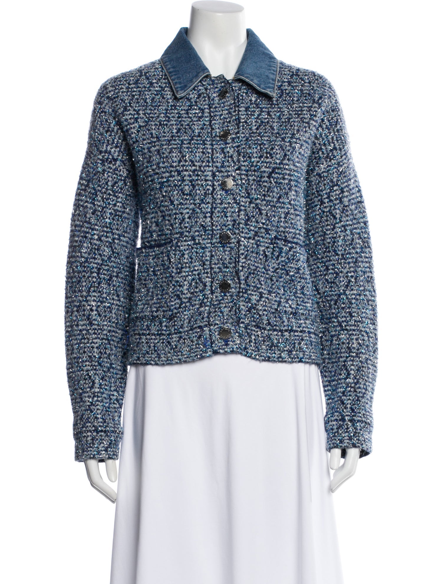 Sandro Wool Printed Jacket