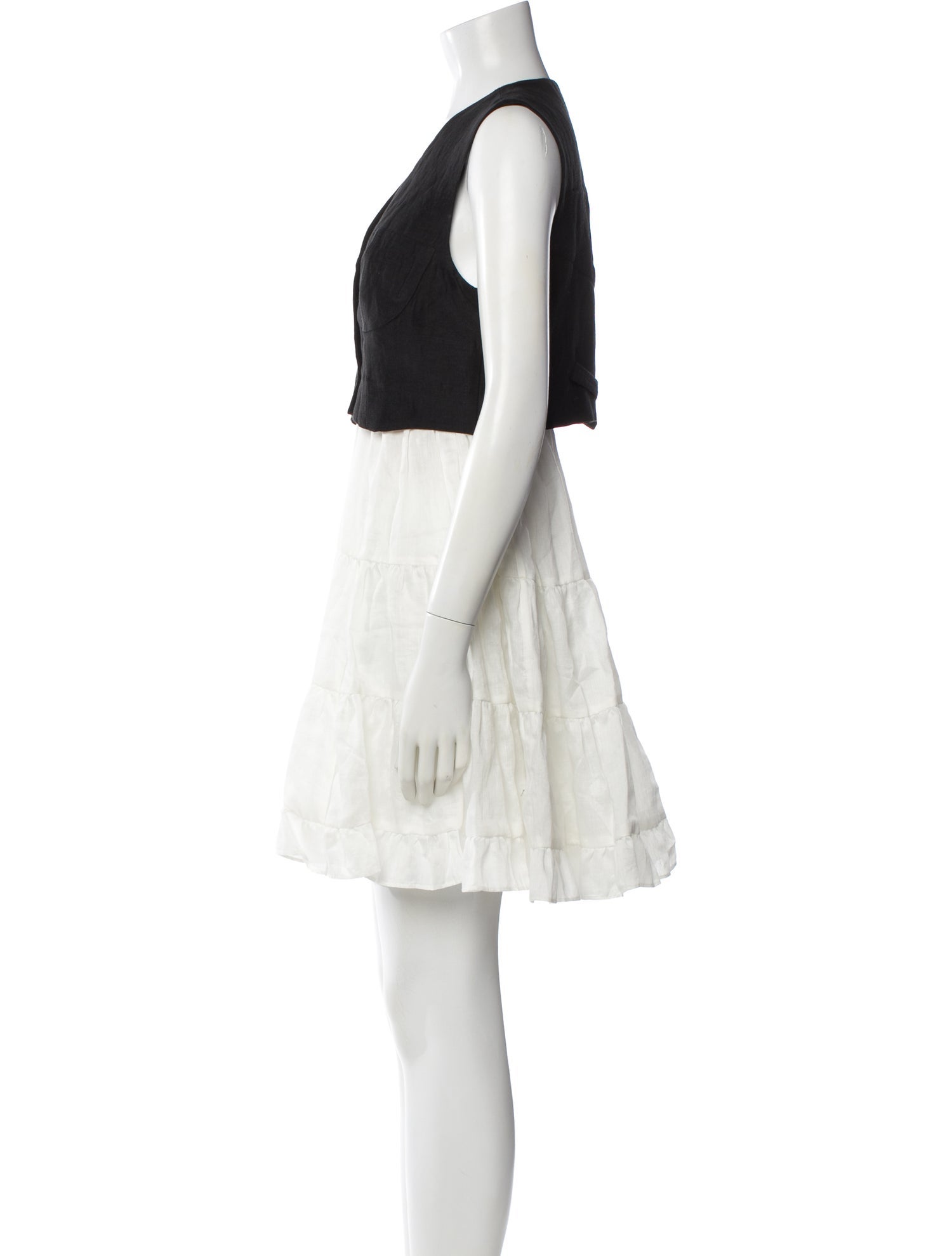 Sandro V-Neck Mini Dress