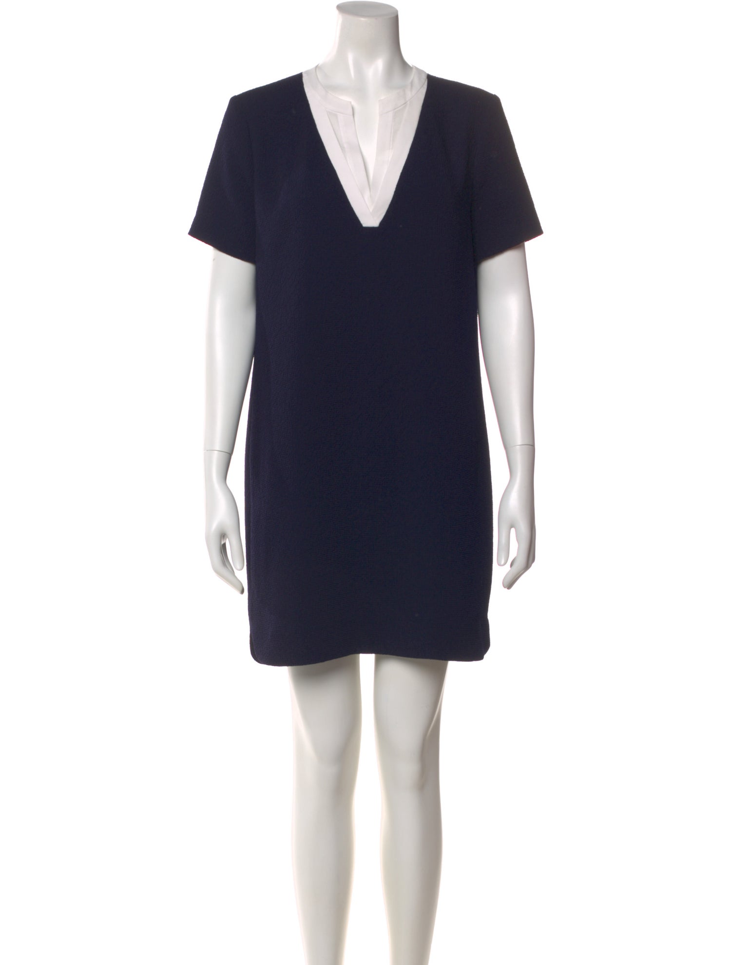 Sandro V-Neck Mini Dress