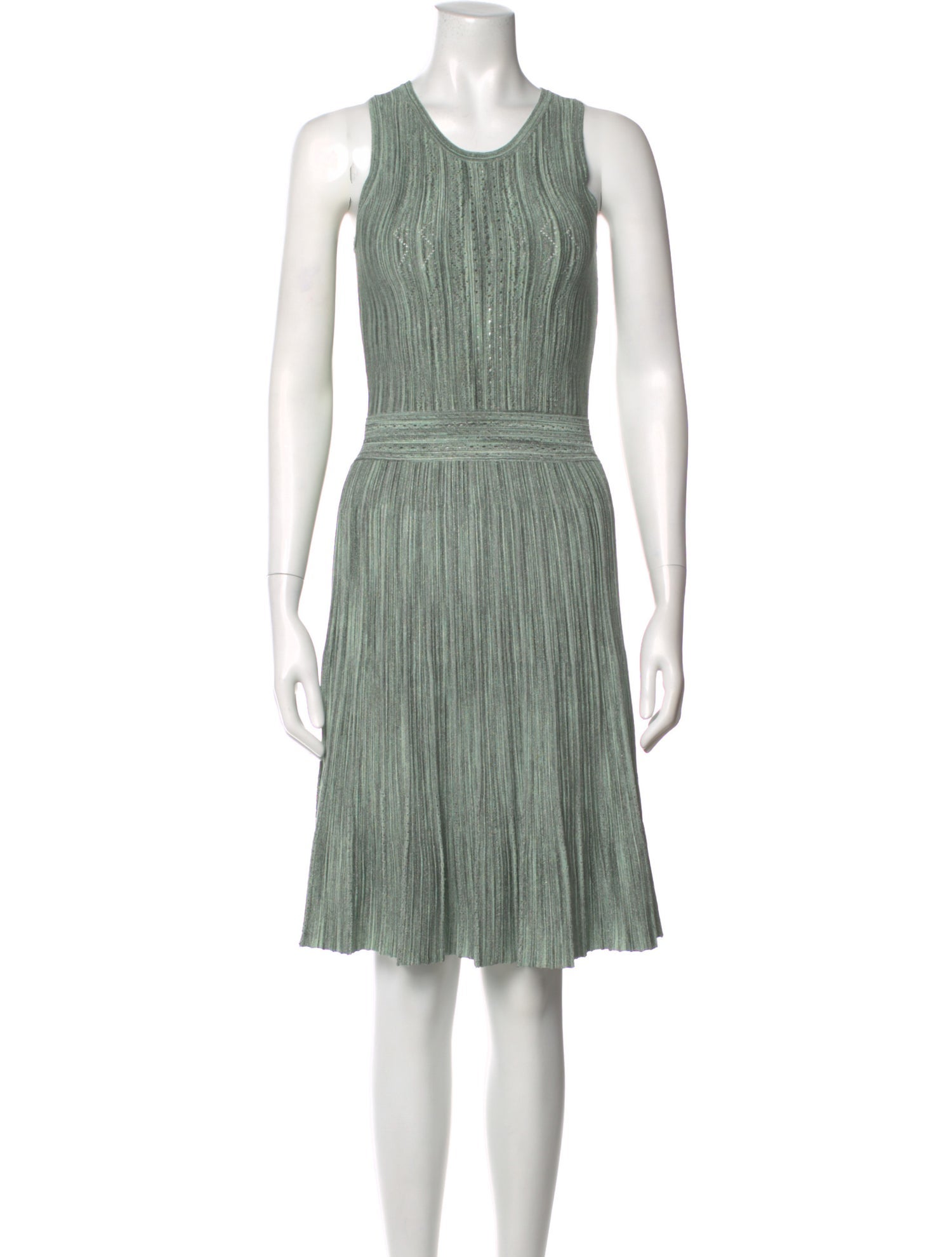 Sandro Striped Knee-Length Dress
