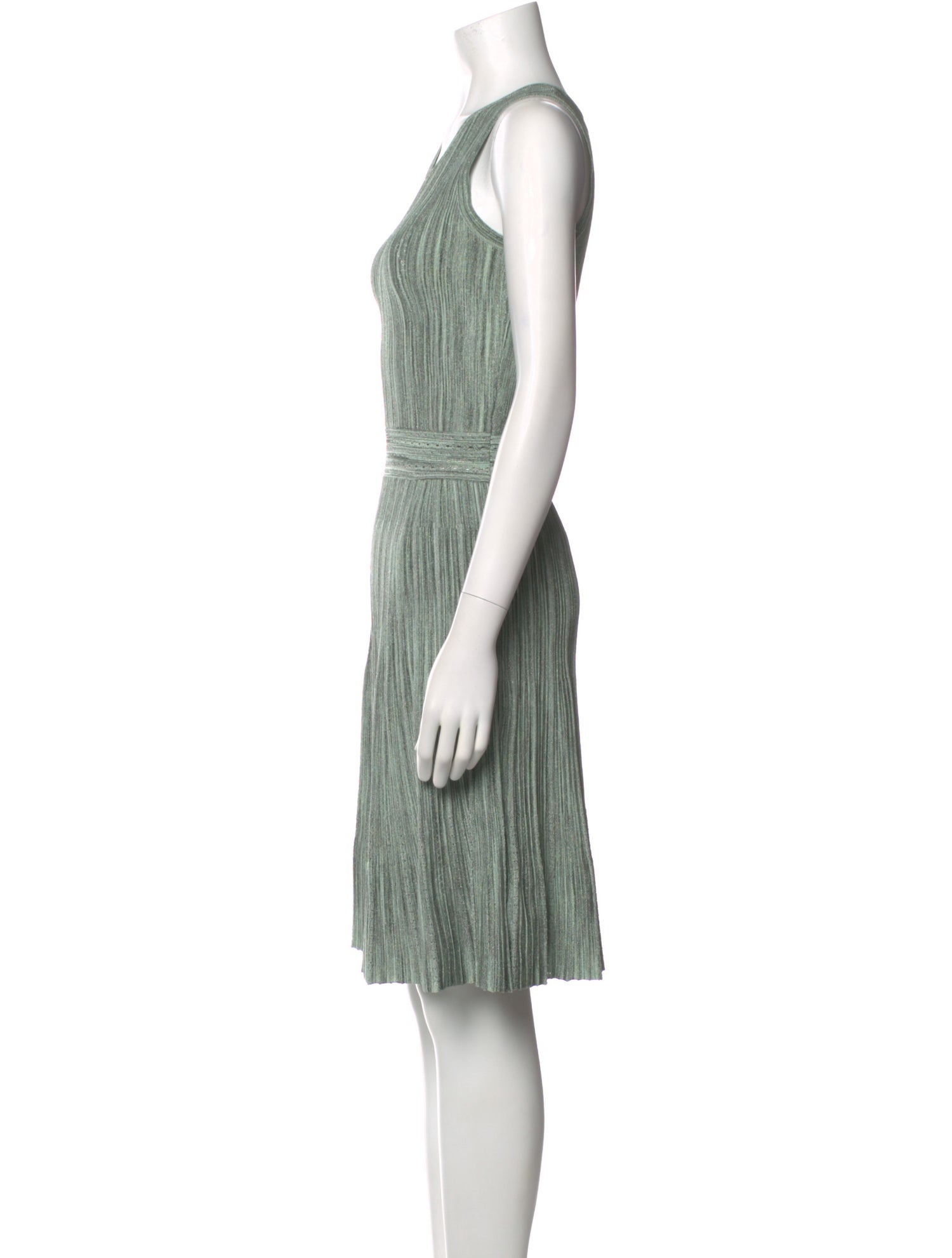 Sandro Striped Knee-Length Dress