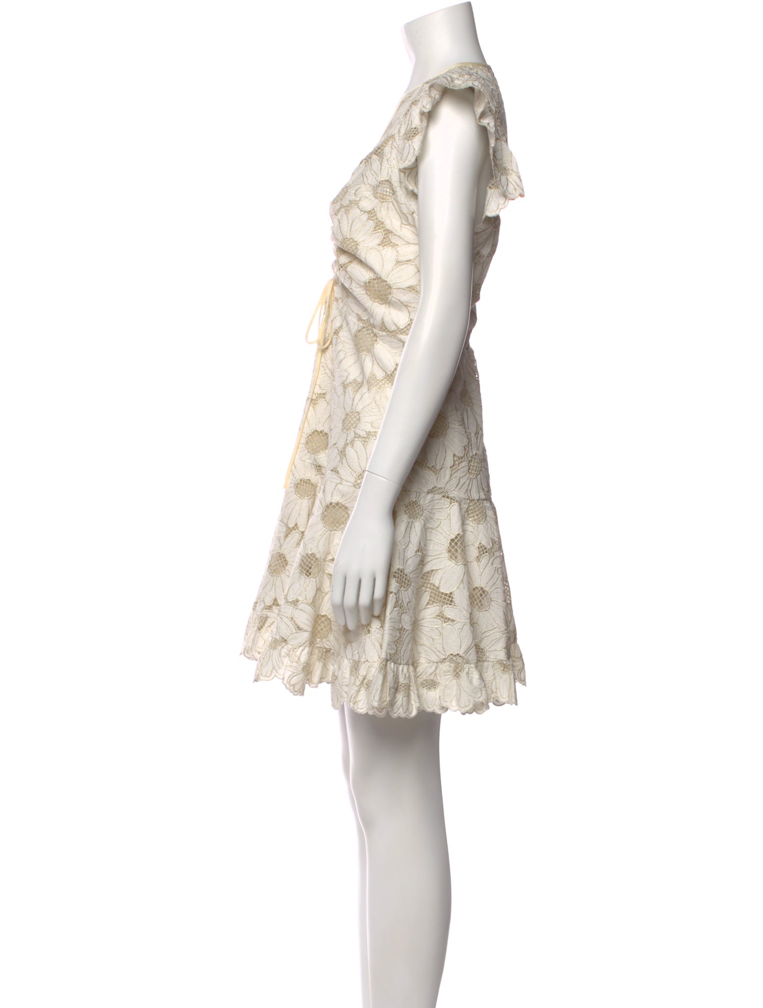 Sandro Floral Print Mini Dress