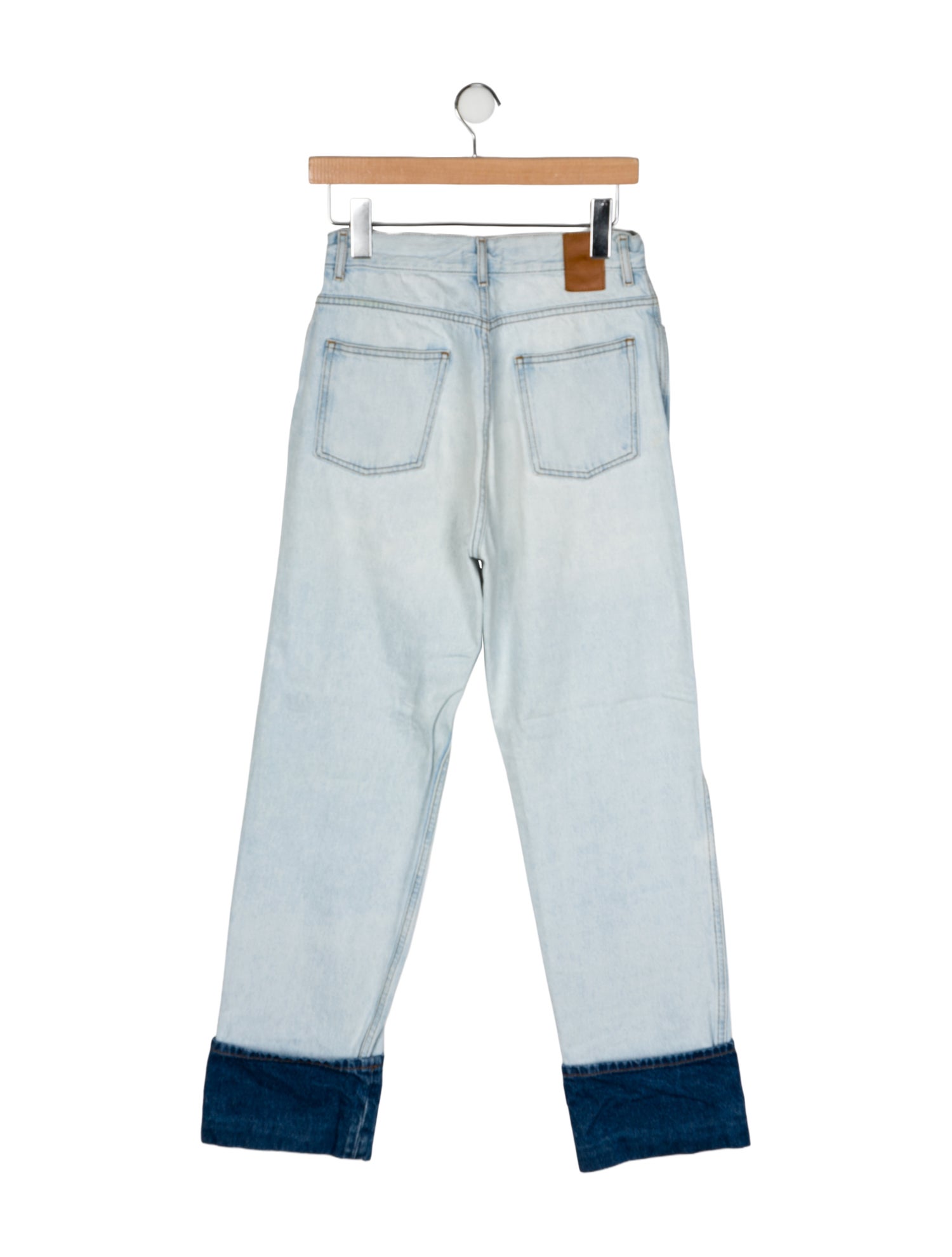Sandro High-Rise Straight Leg Jeans