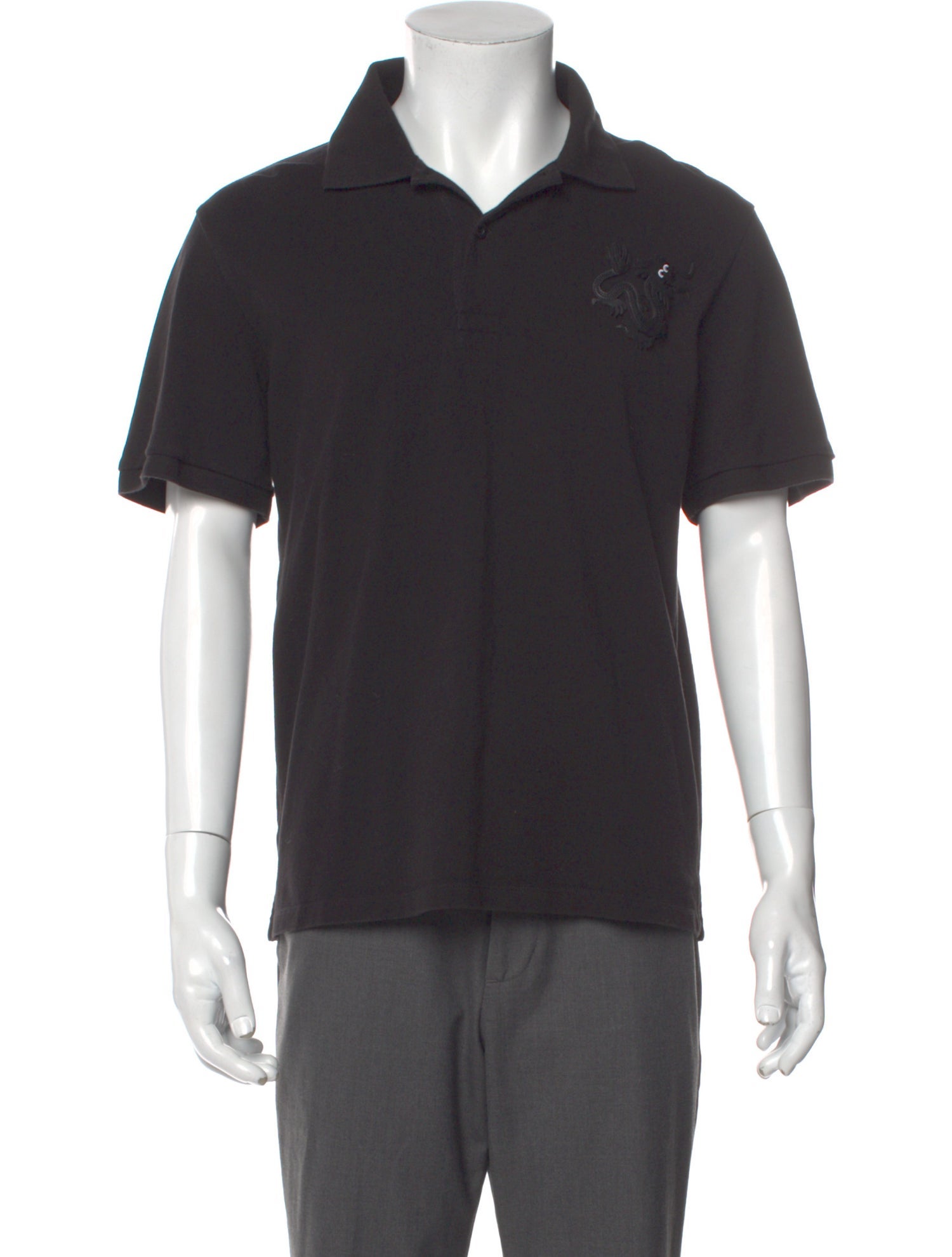 Sandro Collar Short Sleeve Polo Shirt