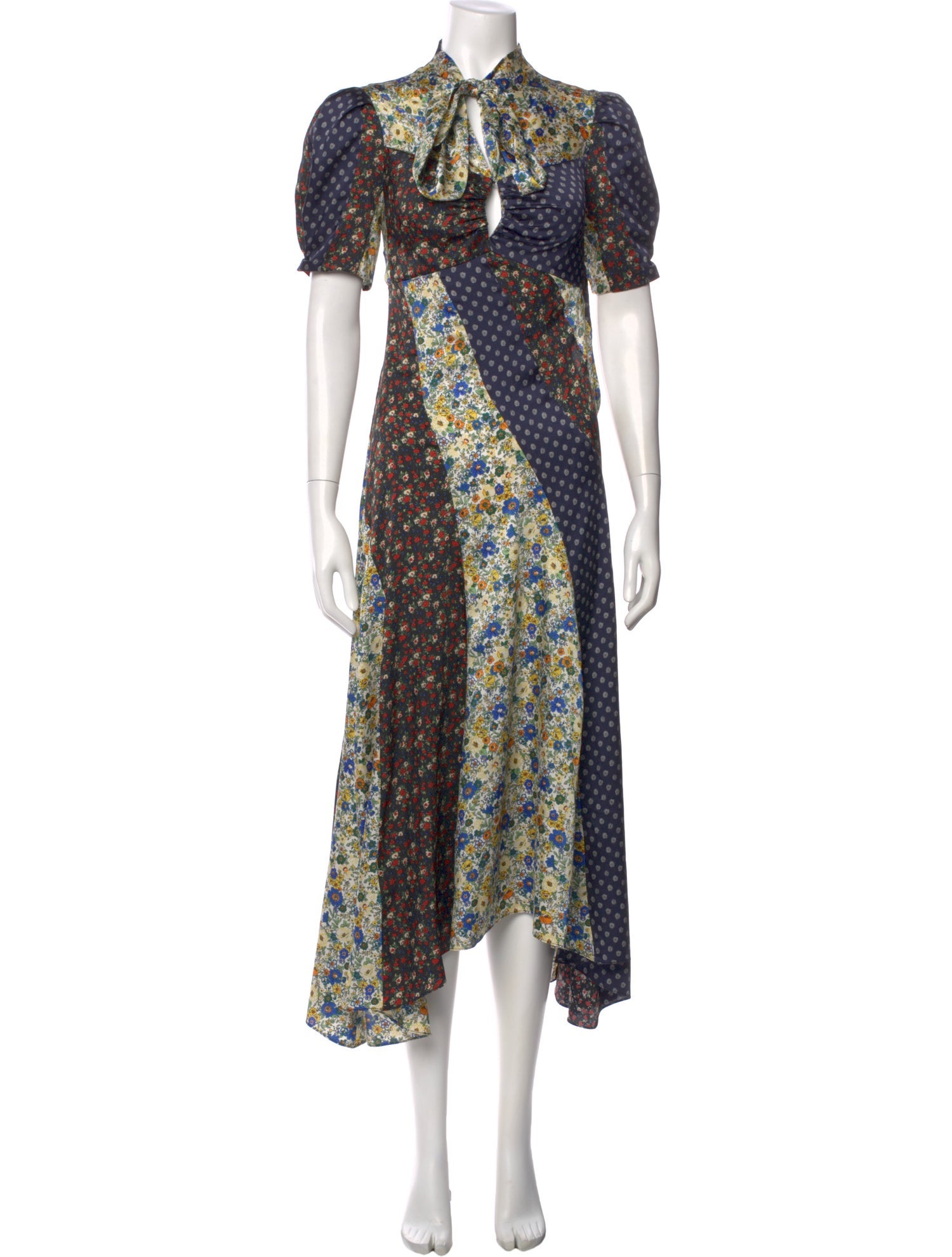 Sandro Floral Print Long Dress