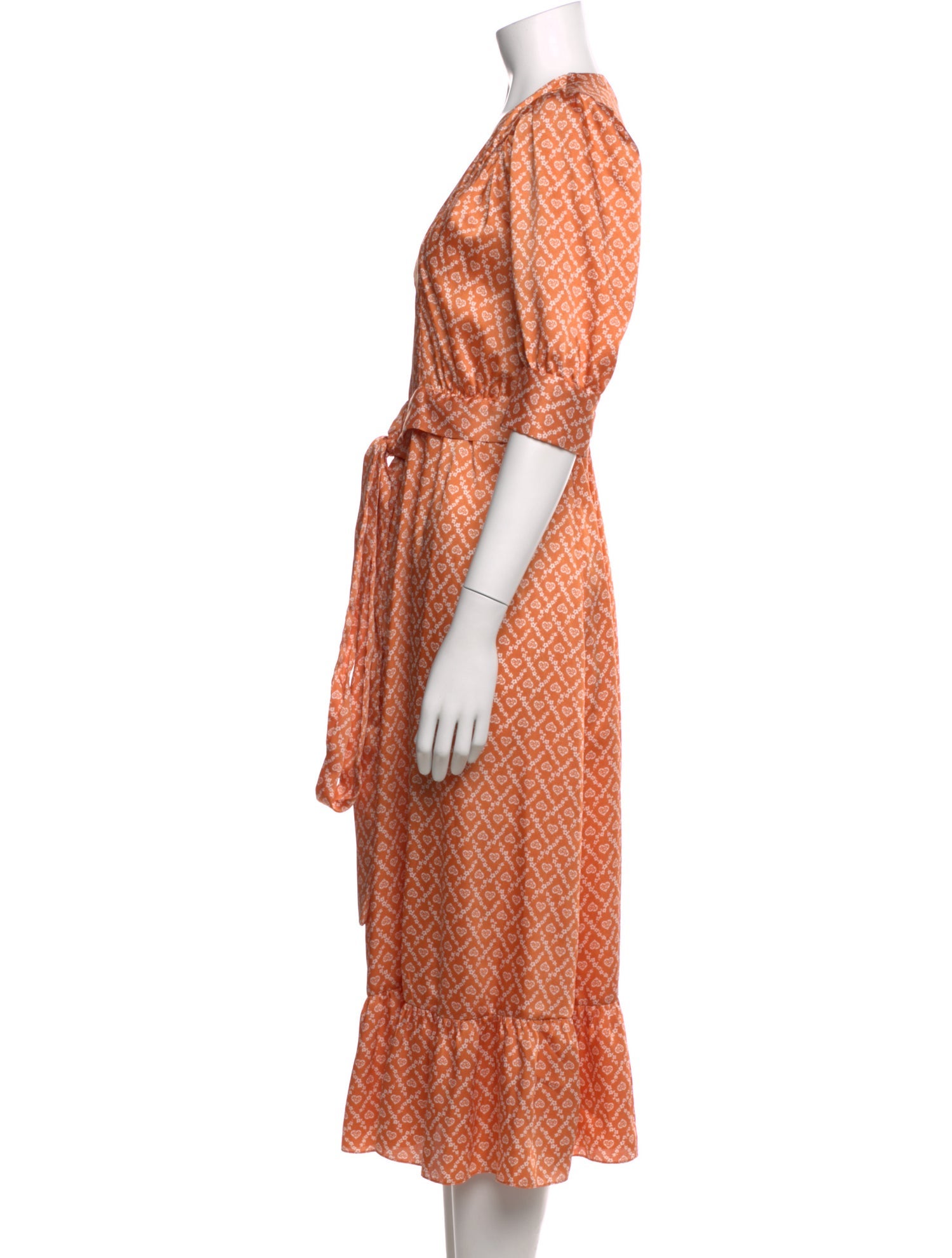 Sandro Printed Long Dress