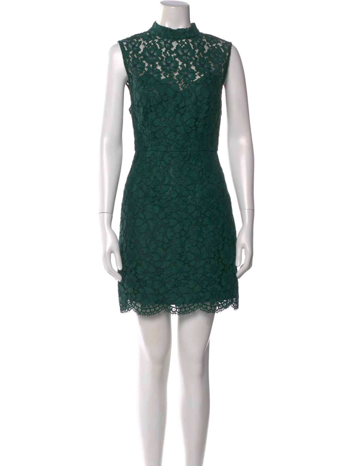 Sandro Lace Pattern Mini Dress