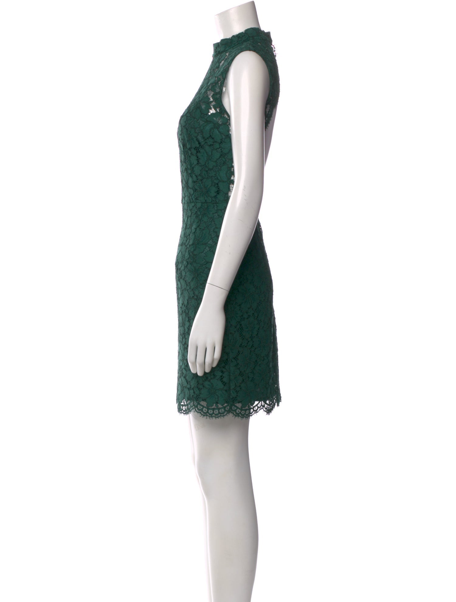 Sandro Lace Pattern Mini Dress