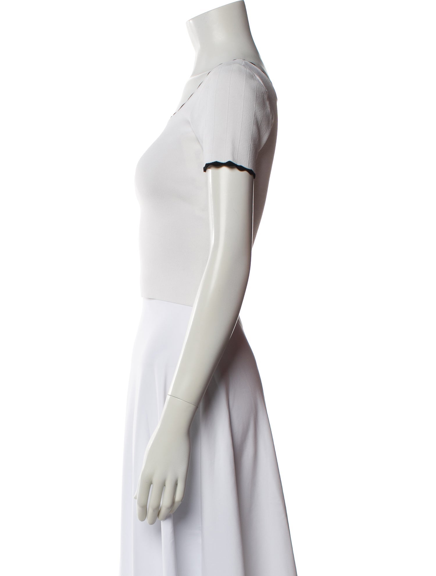 Sandro Crew Neck Short Sleeve Top