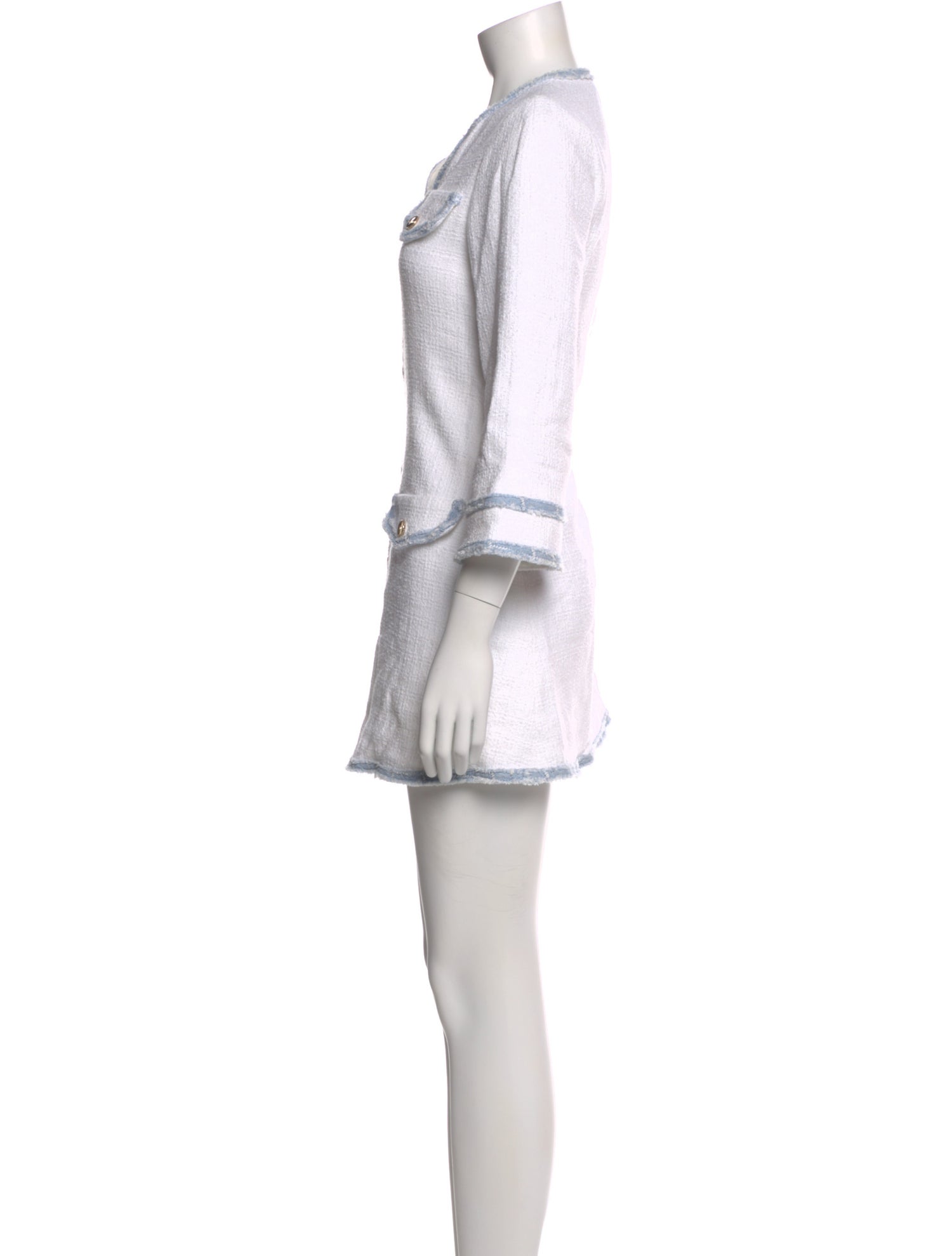 Sandro V-Neck Mini Dress