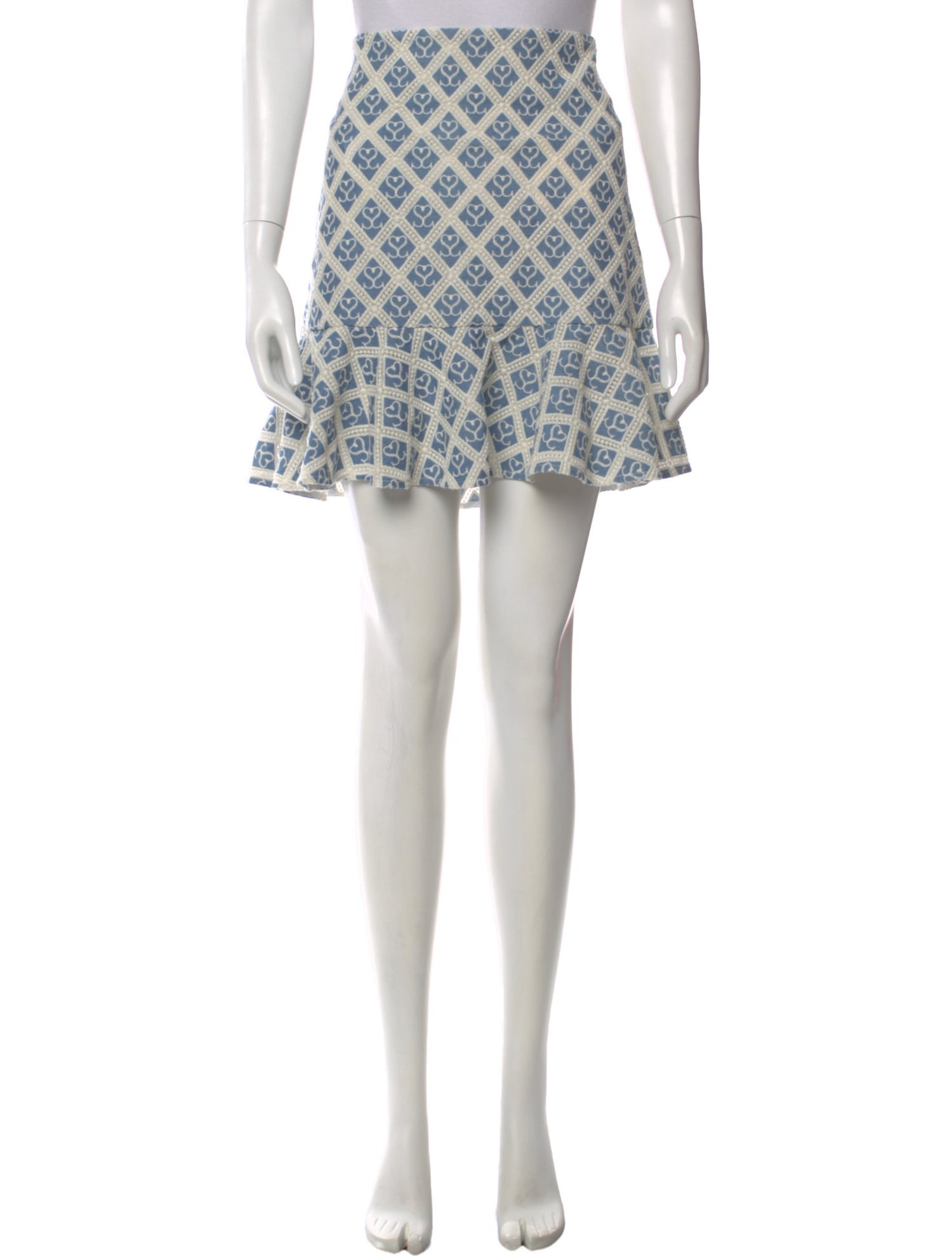 Sandro Printed Mini Skirt w/ Tags