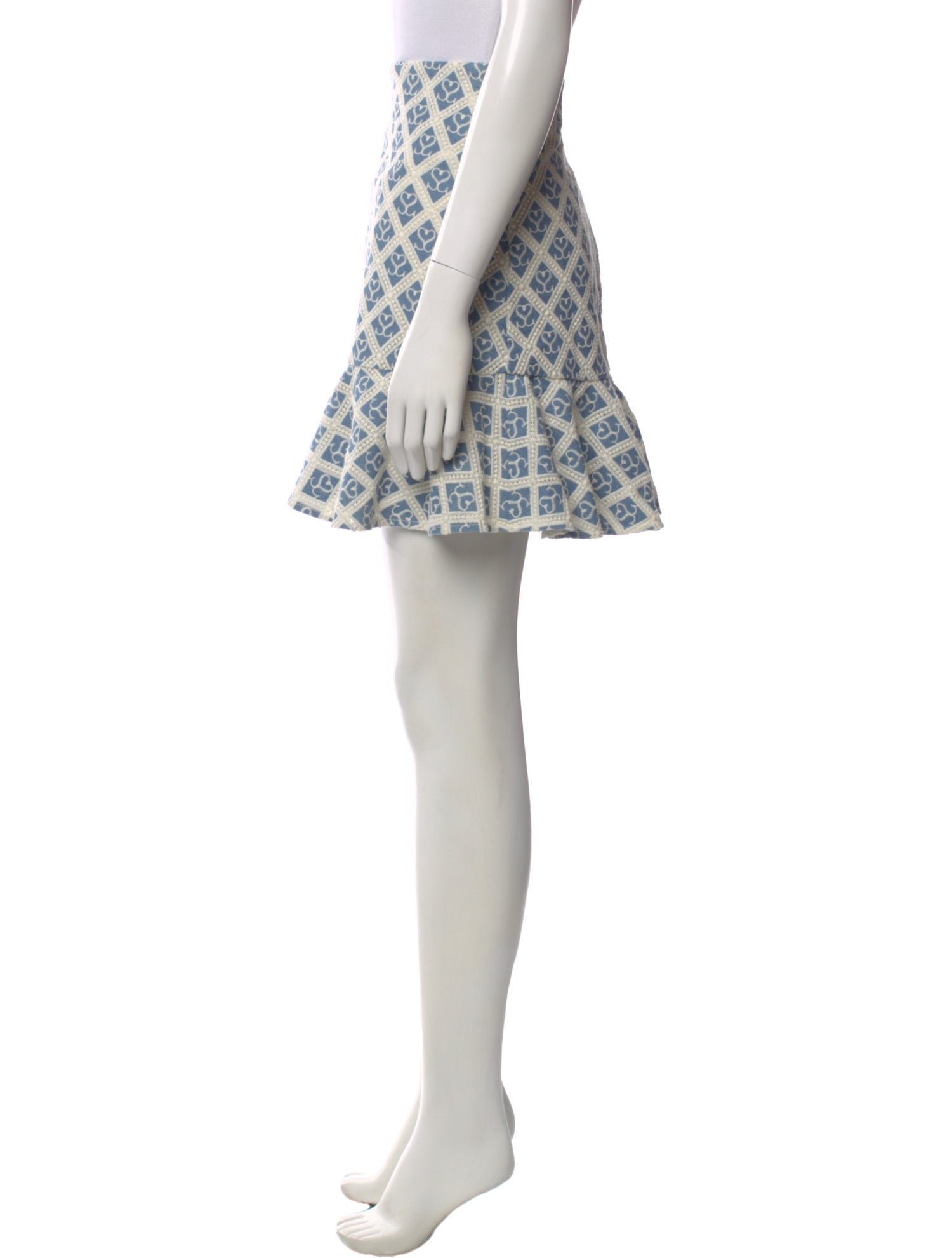 Sandro Printed Mini Skirt w/ Tags