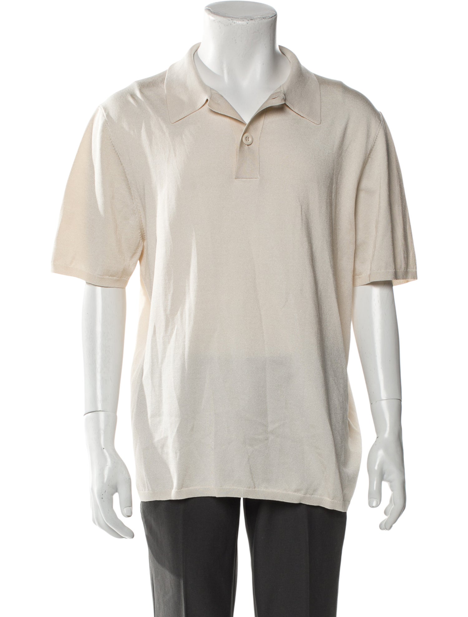 Sandro Collar Short Sleeve Polo Shirt