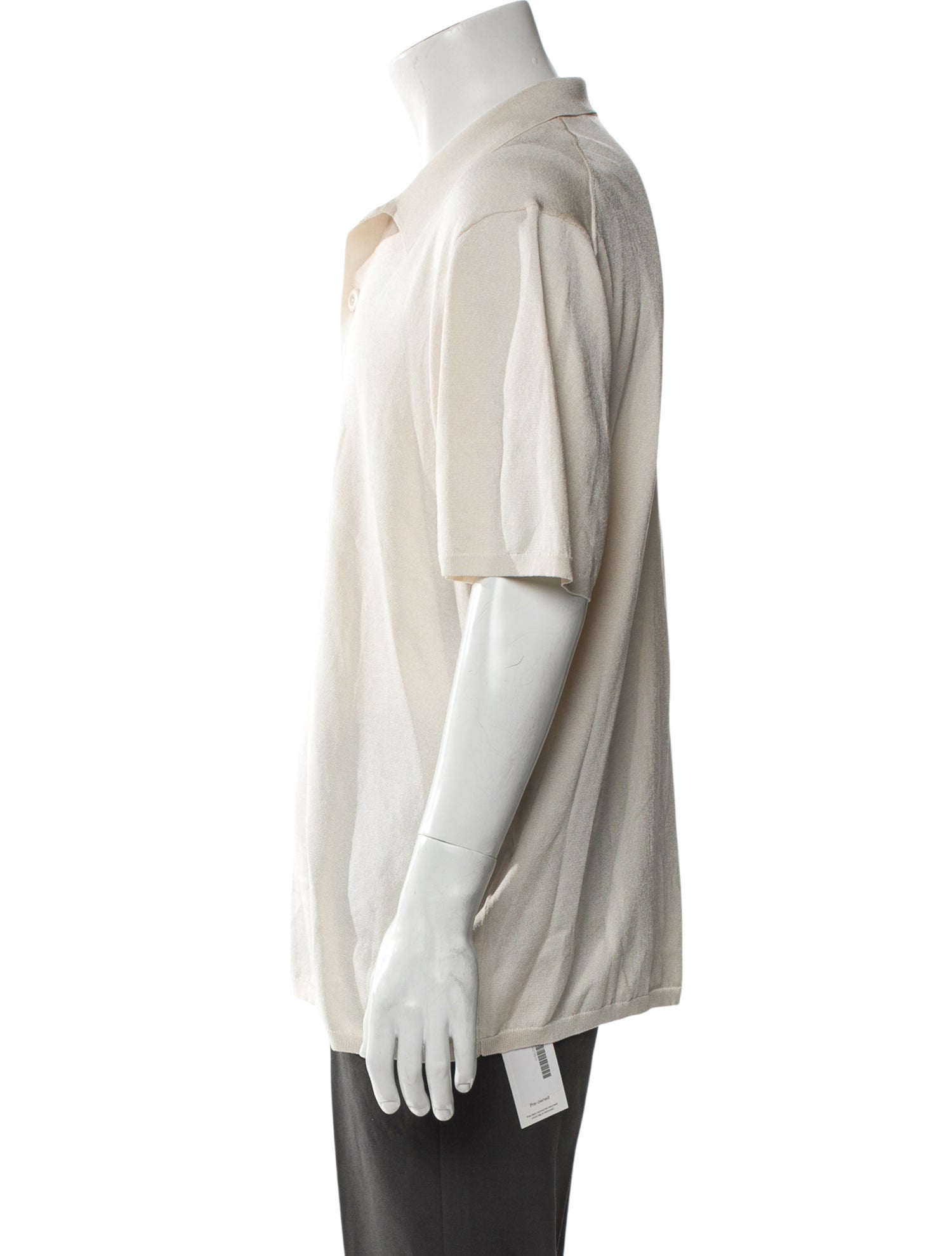 Sandro Collar Short Sleeve Polo Shirt