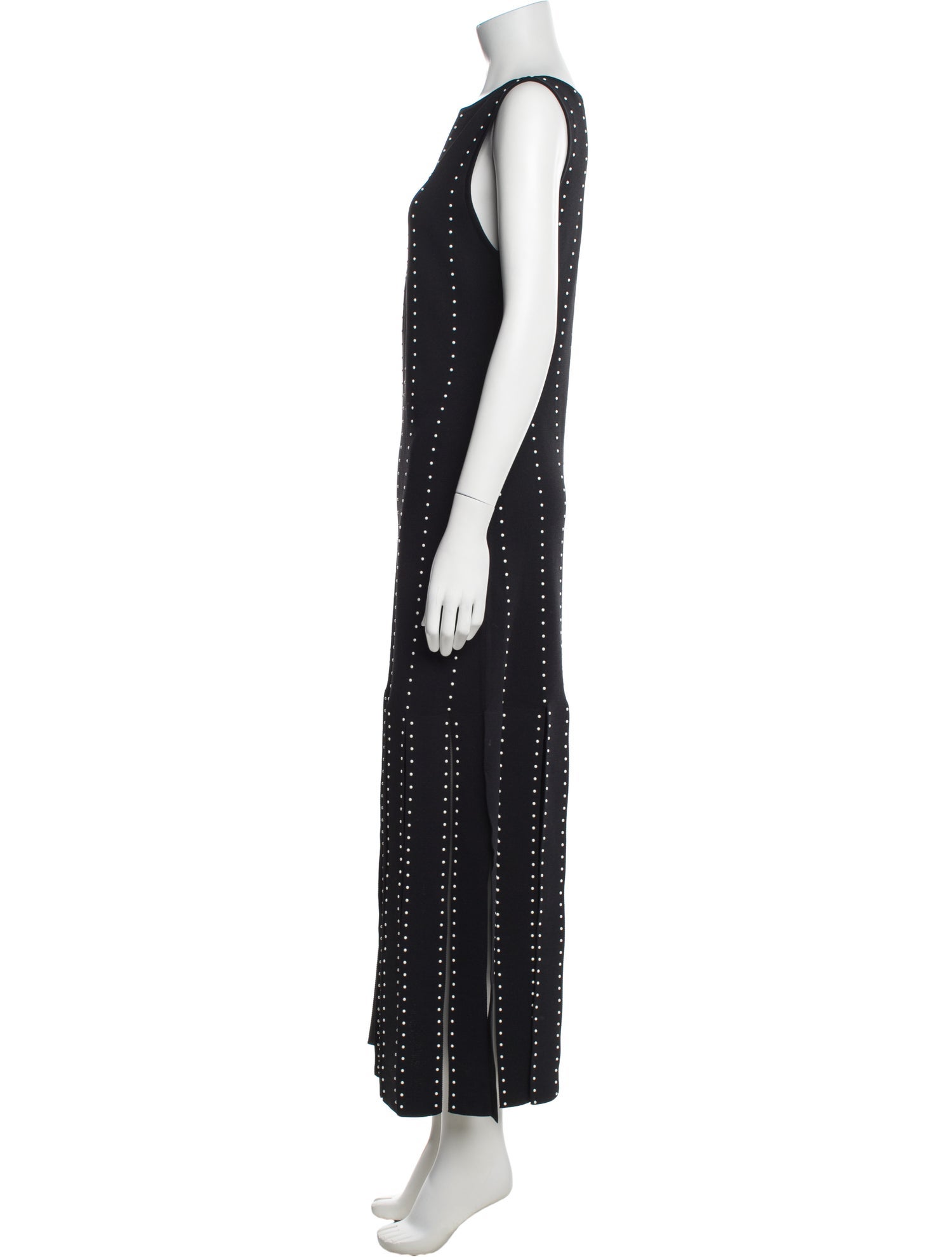 Sandro Bateau Neckline Long Dress