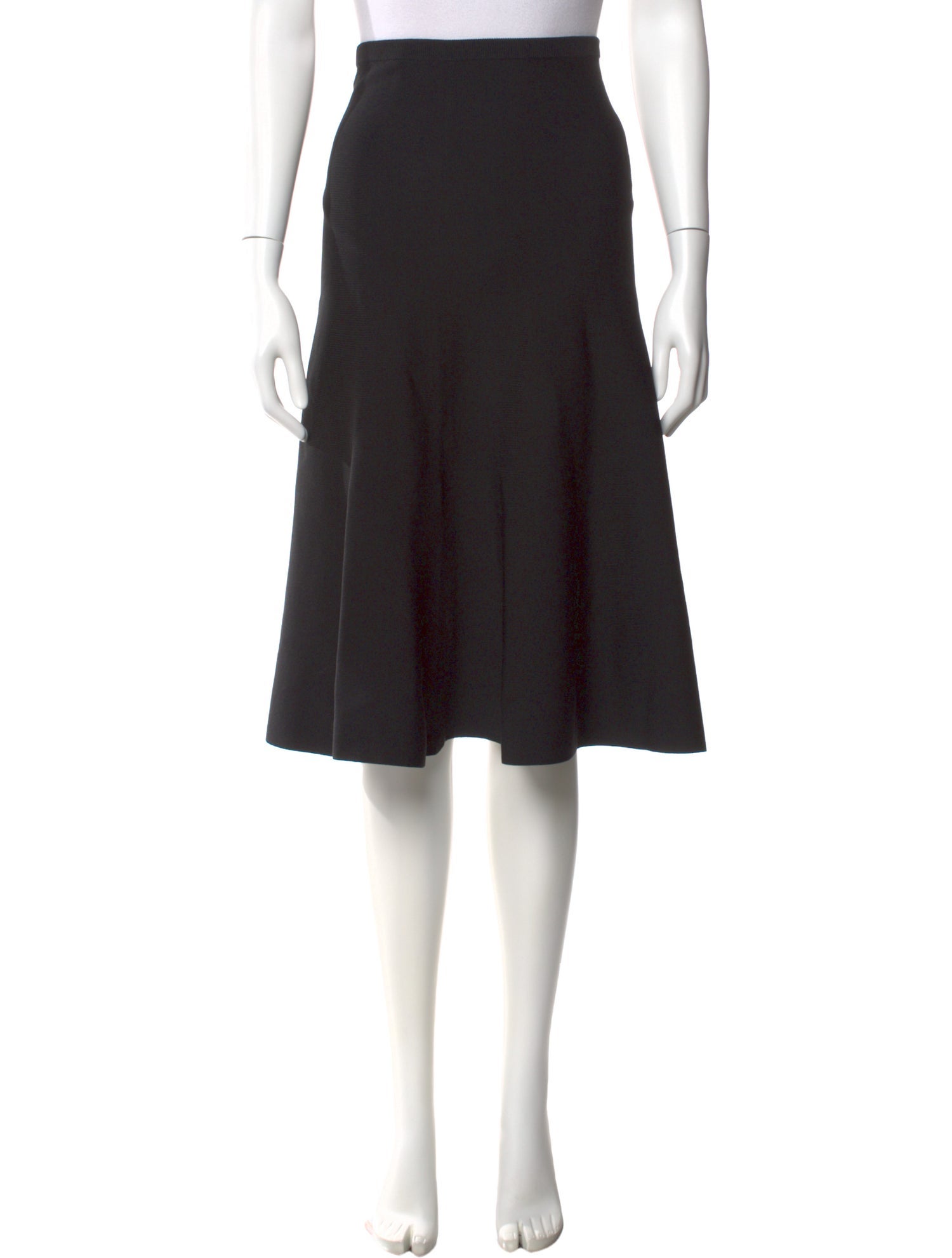 Sandro Ruffle Embellishment Knee-Length Skirt