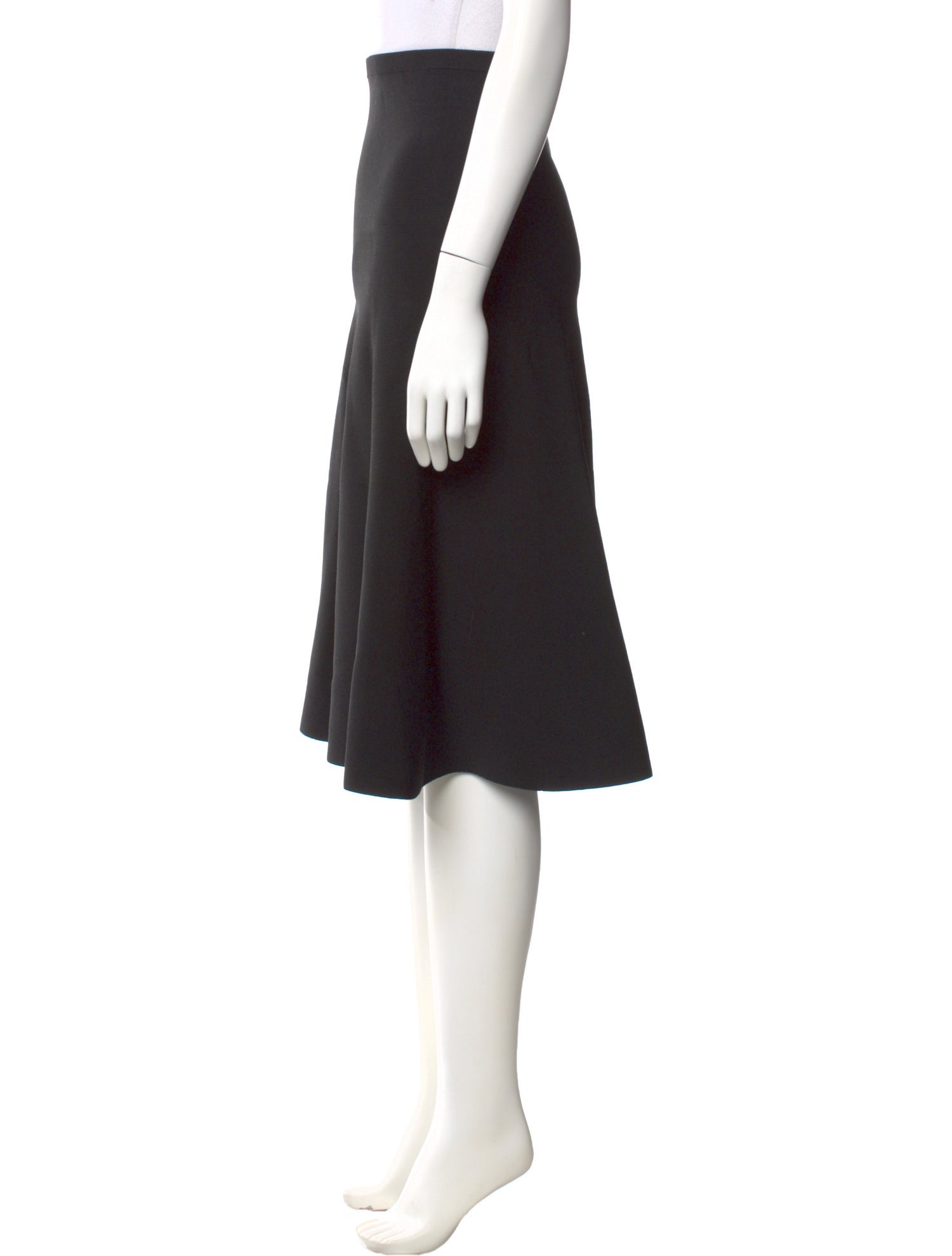 Sandro Ruffle Embellishment Knee-Length Skirt