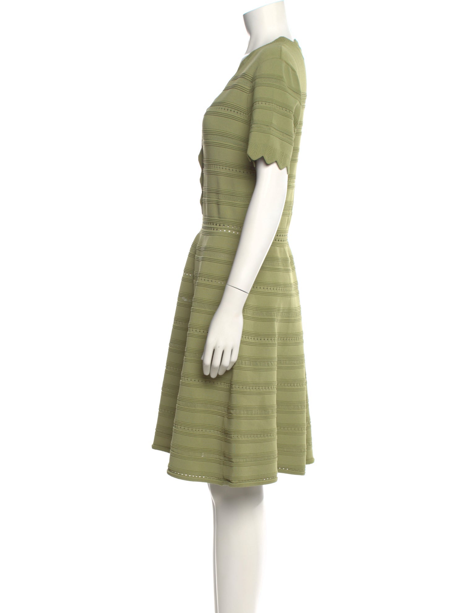 Sandro V-Neck Knee-Length Dress