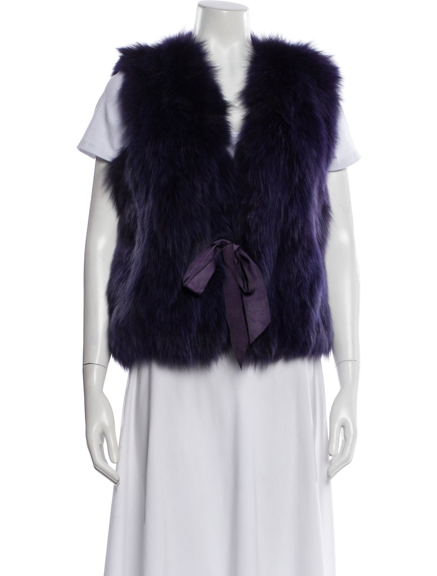 Sandro Fox Fur Jacket