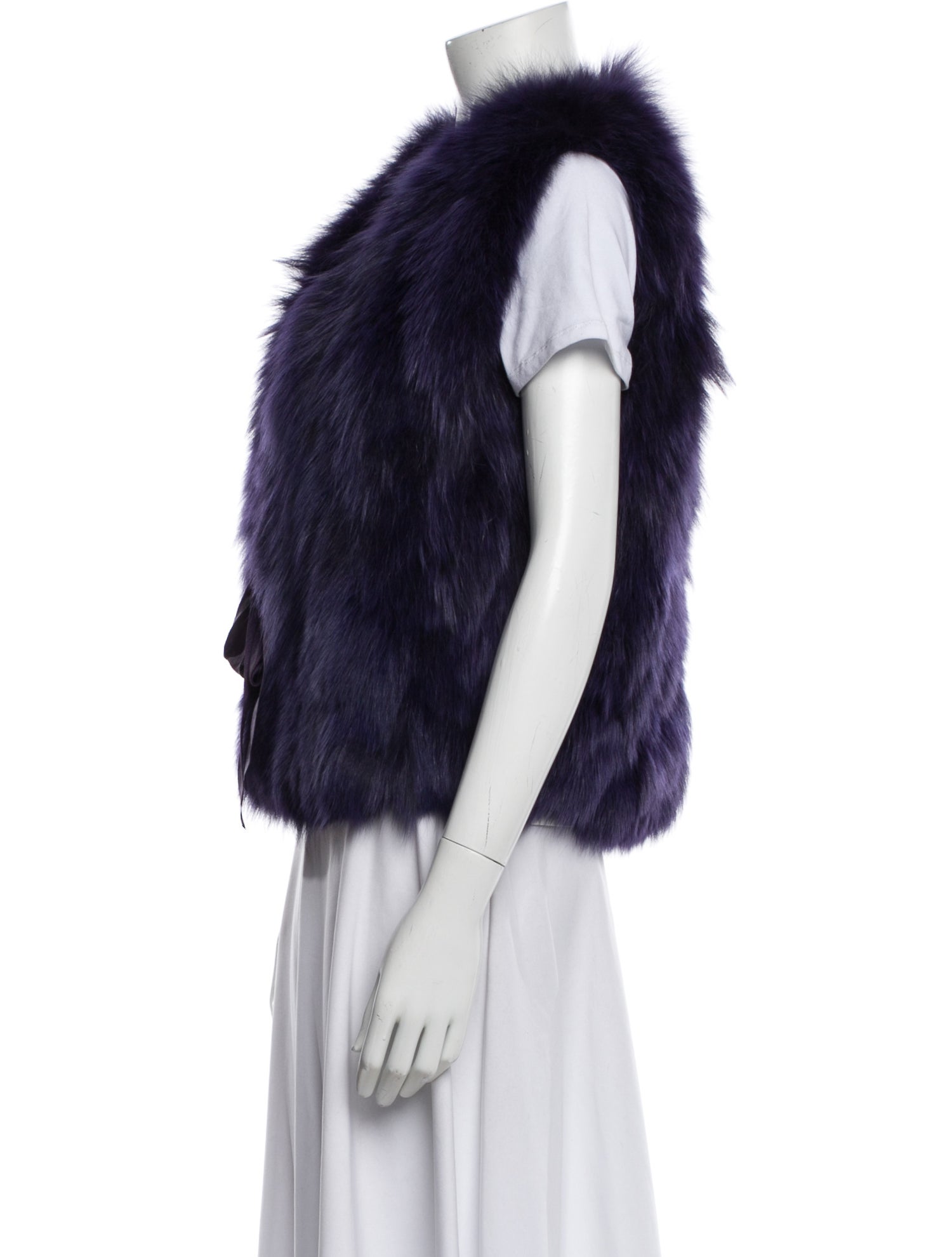 Sandro Fox Fur Jacket