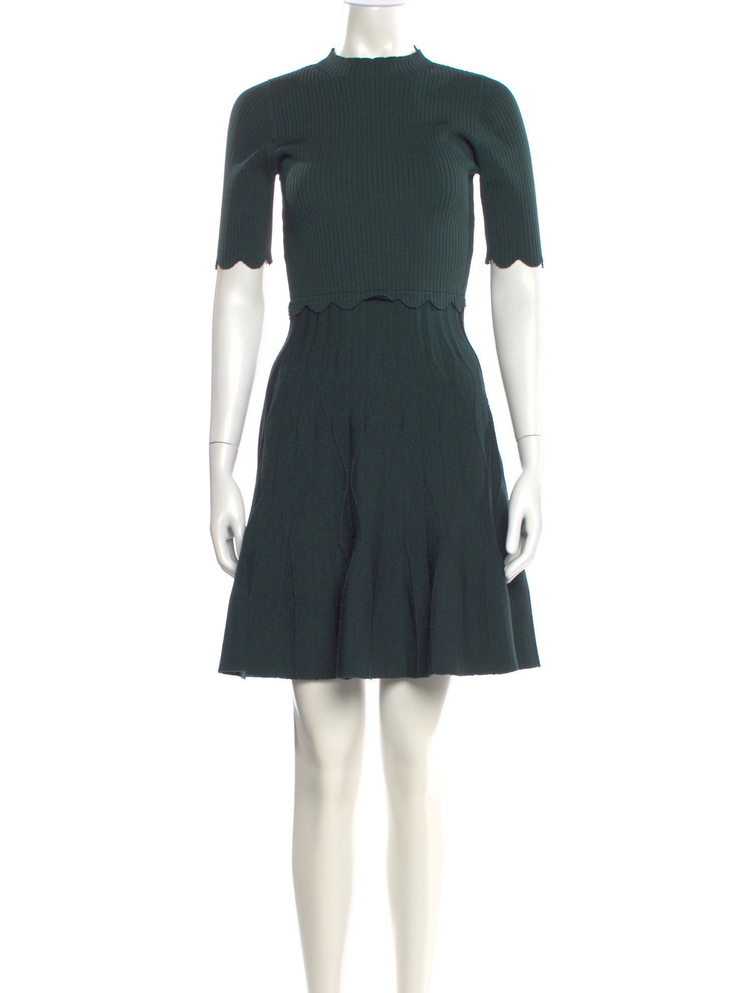 Sandro Crew Neck Mini Dress