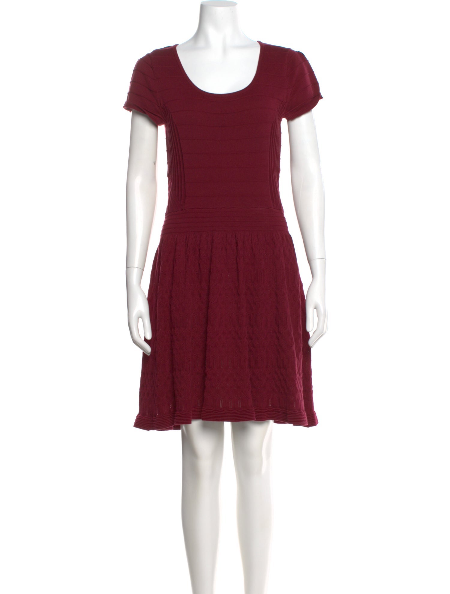 Sandro Scoop Neck Knee-Length Dress