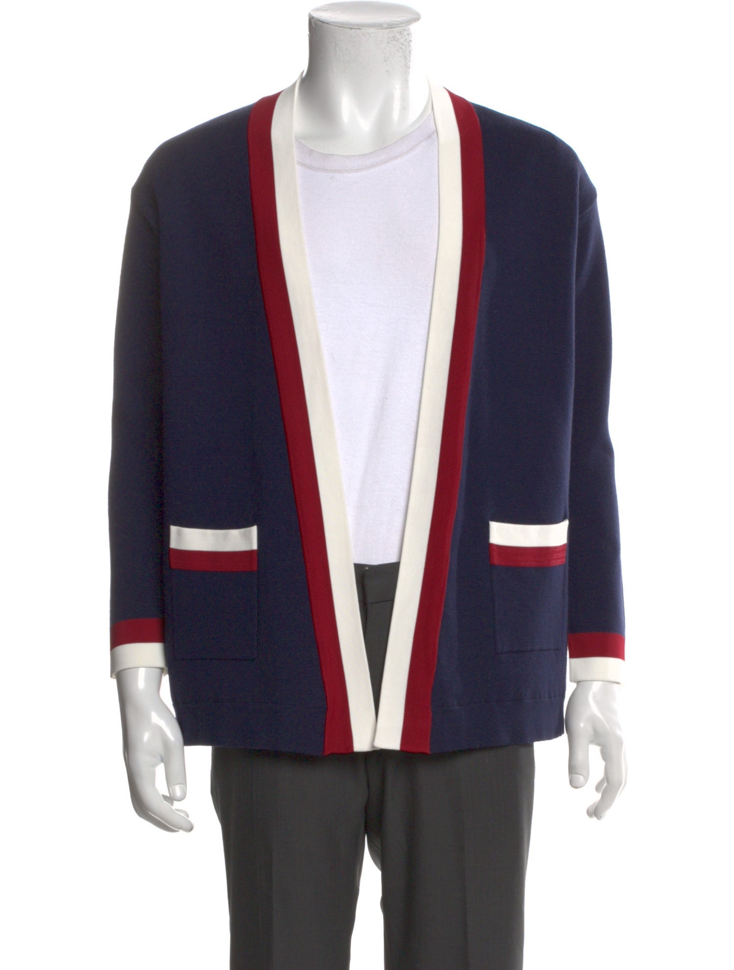 Sandro Colorblock Pattern Open Front Cardigan w/ Tags