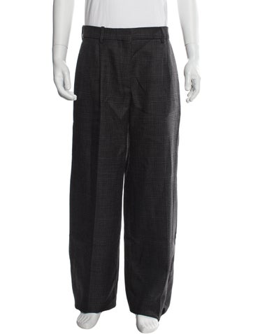 Pre-owned Sandro Virgin Wool Pants W/ Tags In Gray