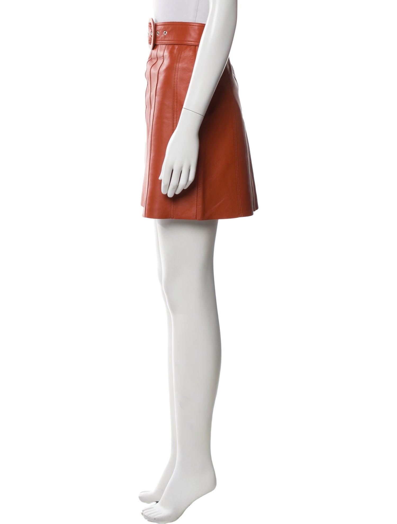 Sandro Leather Mini Skirt