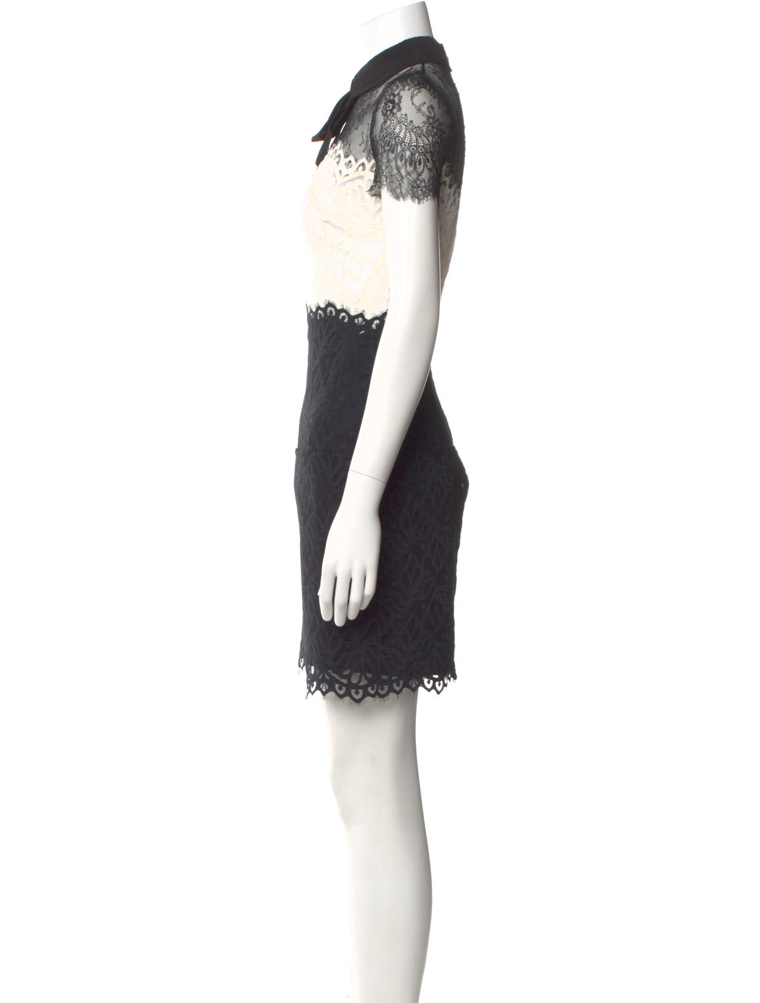 pink lace cap sleeve dress Love Me Pink Lace Long Sleeve Mini Dress - US 8 main image 1