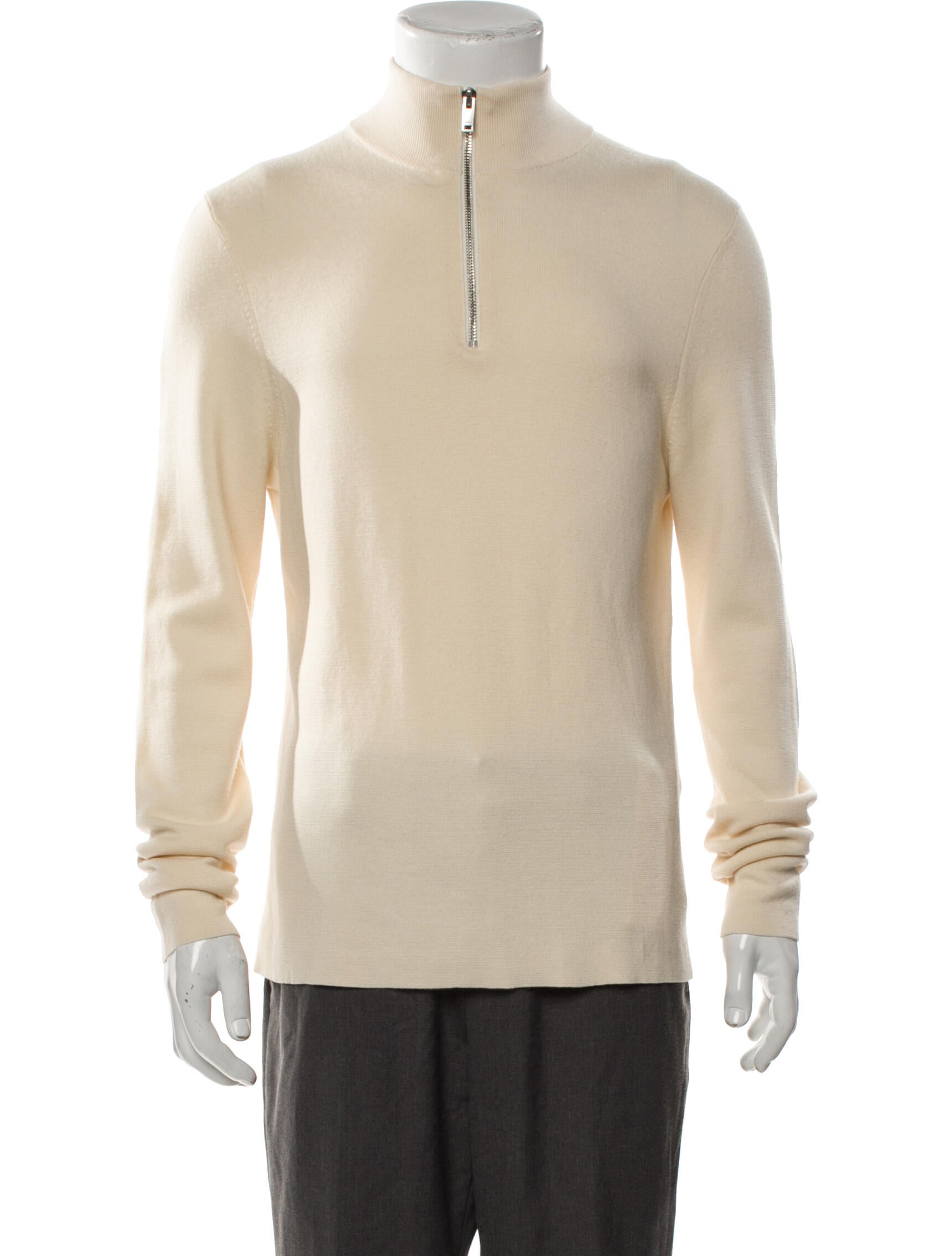 Sandro Wool Mock Neck Pullover