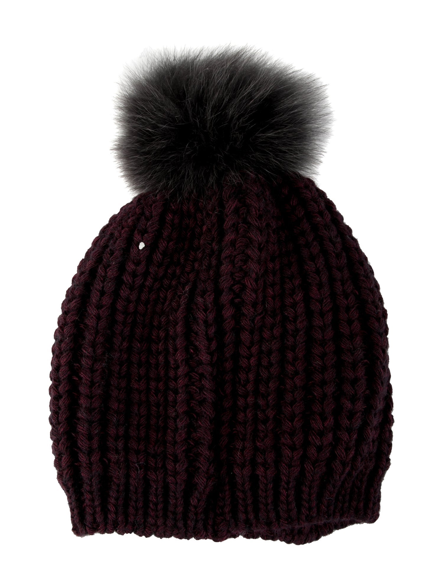 Sandro Fox Trim Beanie