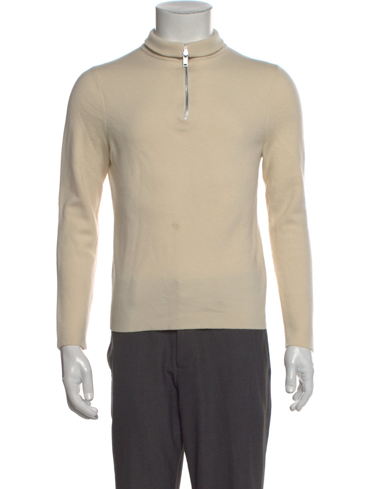 Sandro Wool Mock Neck Pullover
