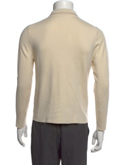 Wool Mock Neck Pullover