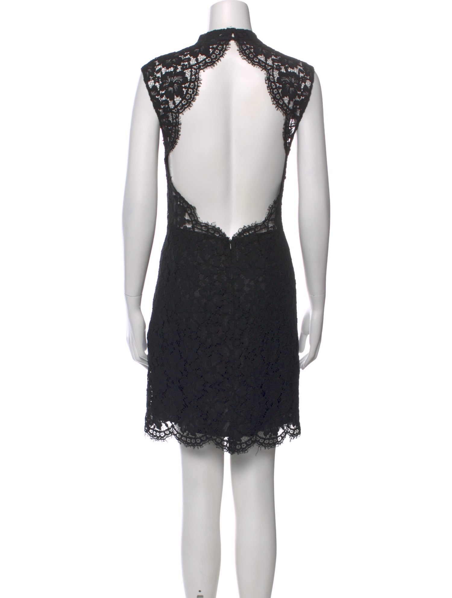 sandro lace mini dress Sandro Butterfly Two-Tone Lace Mini Dress