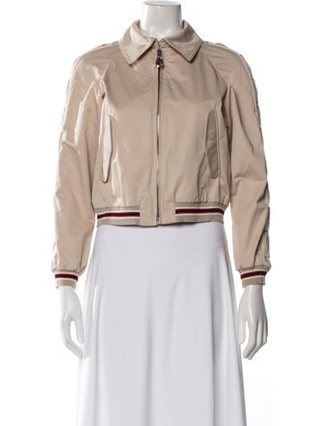 Pre-owned Sandro Bomber Jacket In Neutral