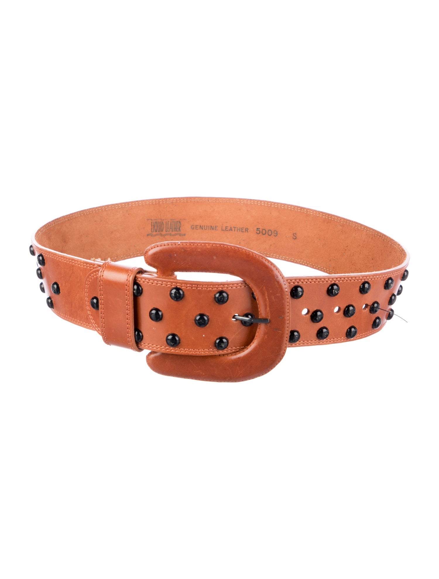 Vintage - Unbranded Leather Studded Accents Belt