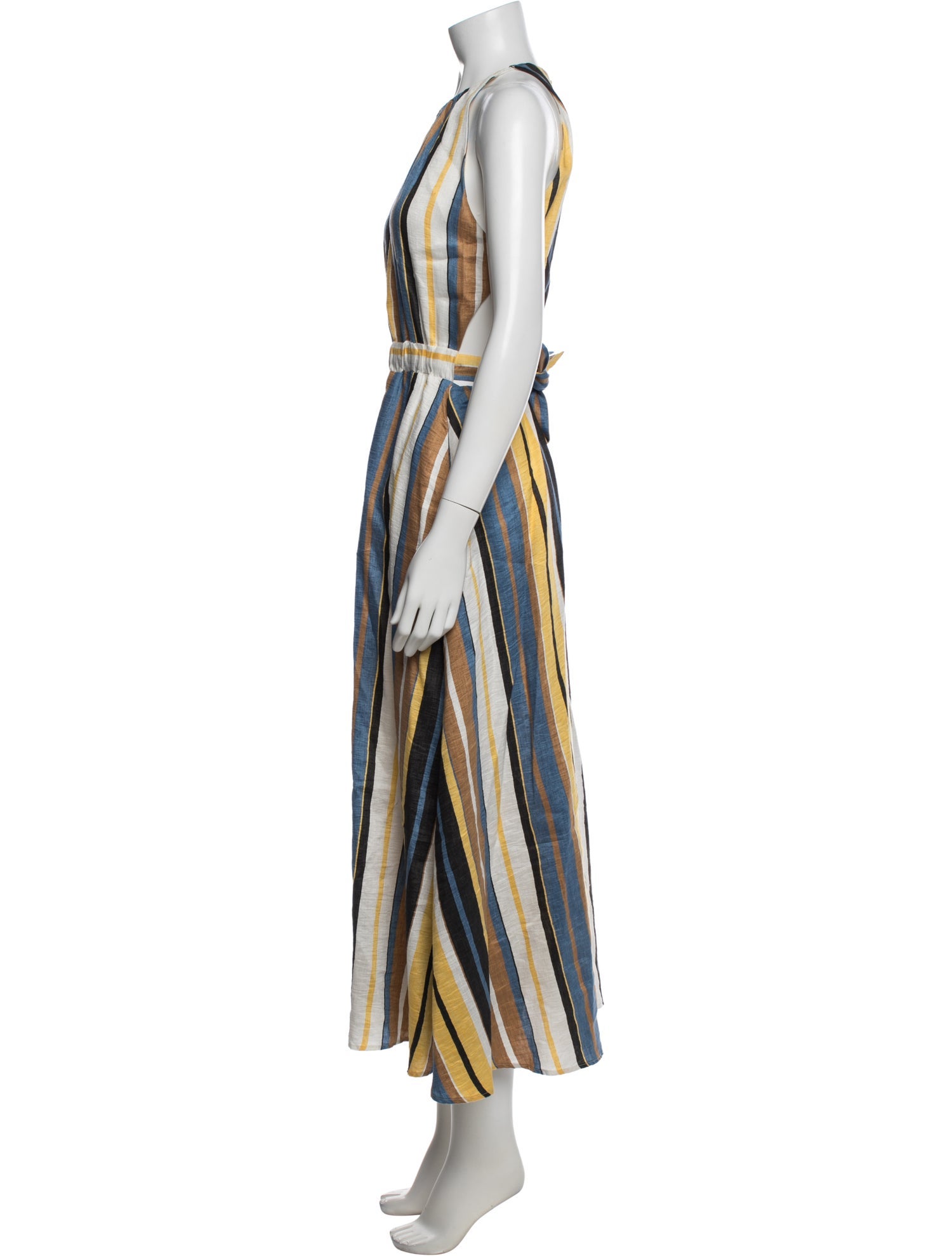 Sandro Linen Midi Length Dress