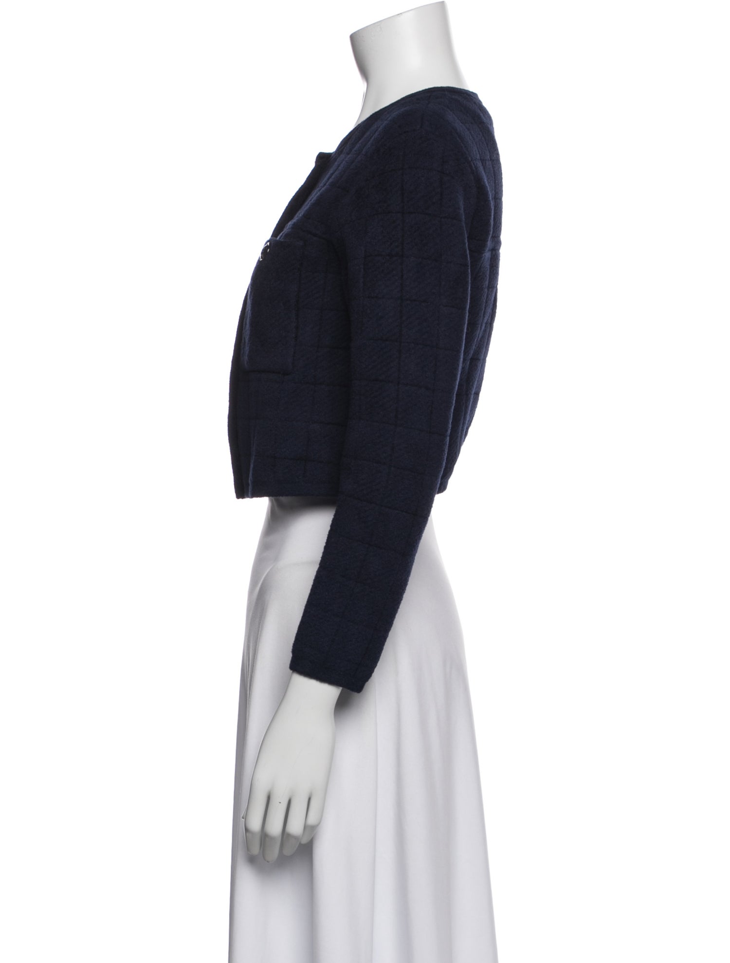 Sandro Tweed Pattern Jacket