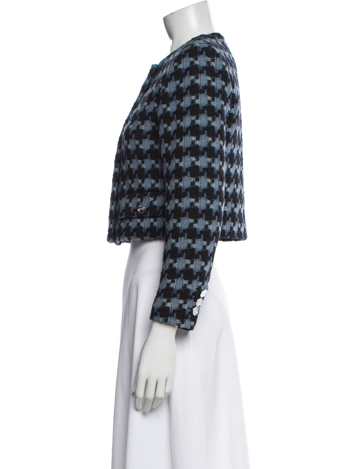Sandro Houndstooth Print Jacket