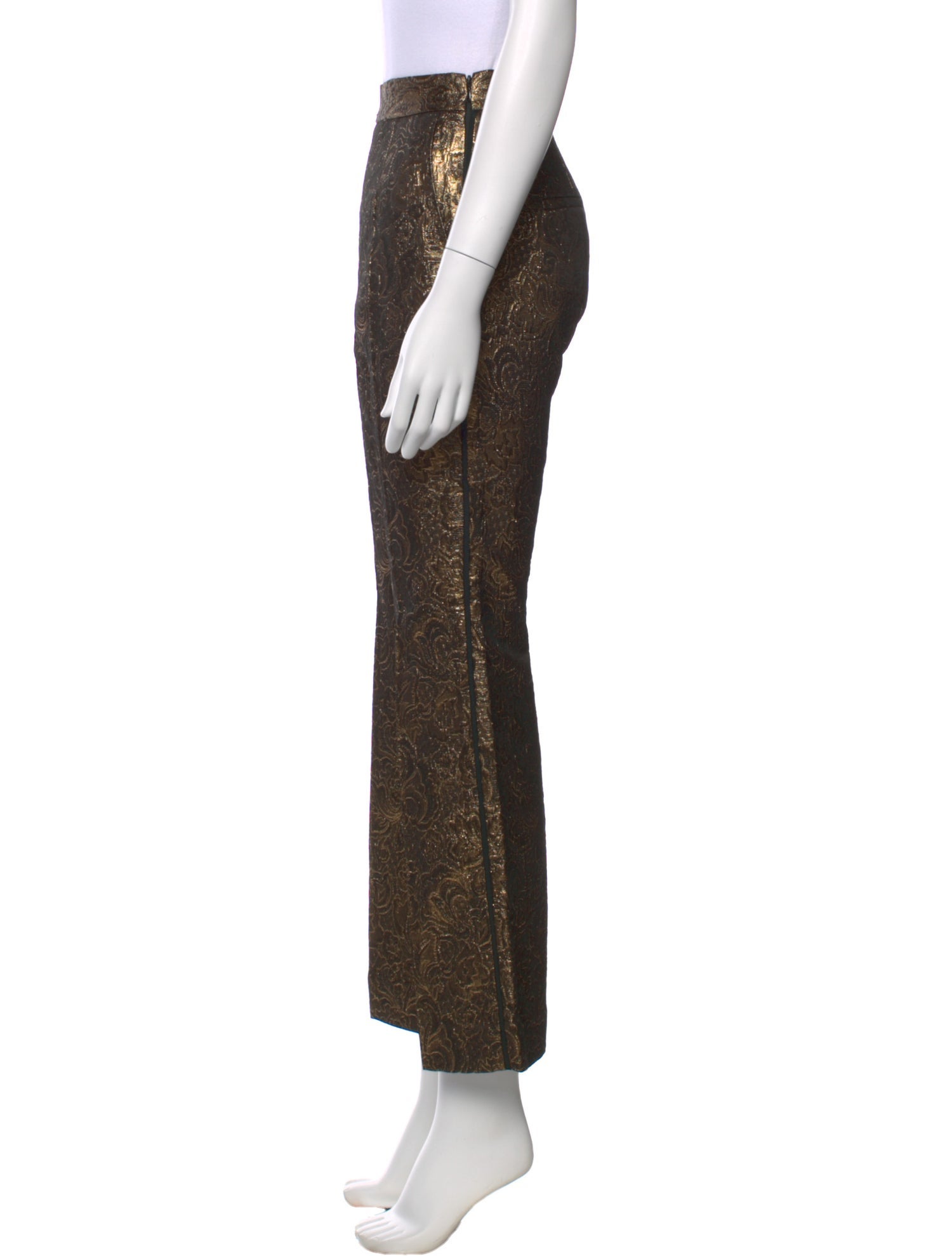 Sandro Patterned Flared Pants