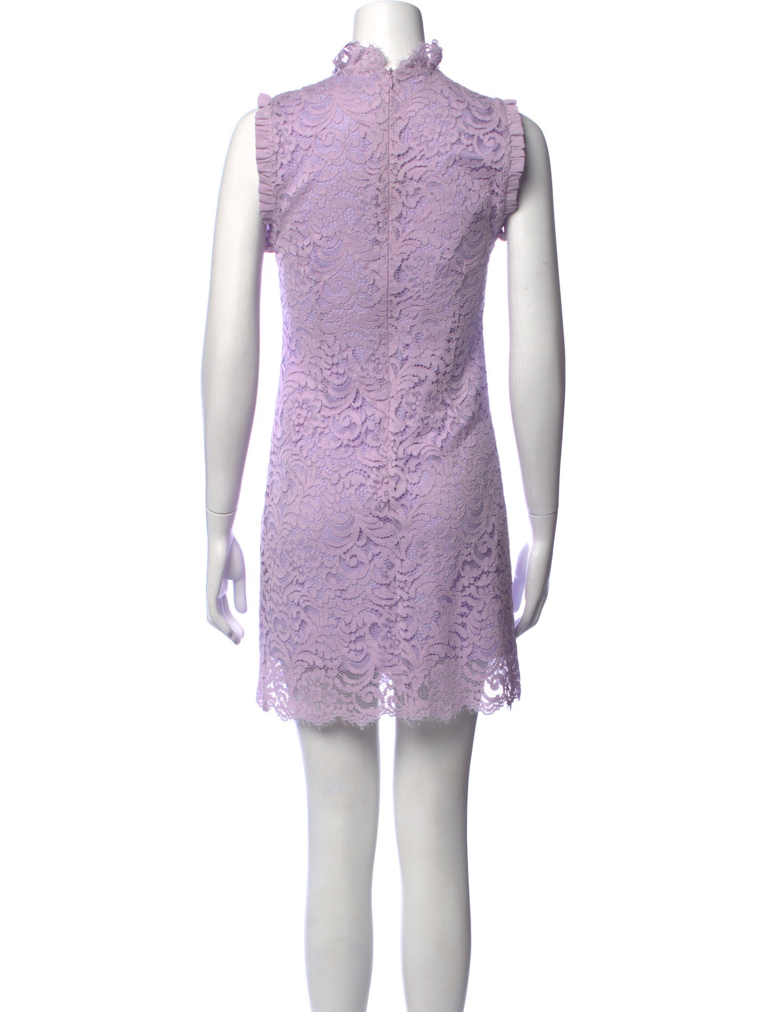 purple sandro dress Short Dress With Ruffles by Sandro at THE MILE