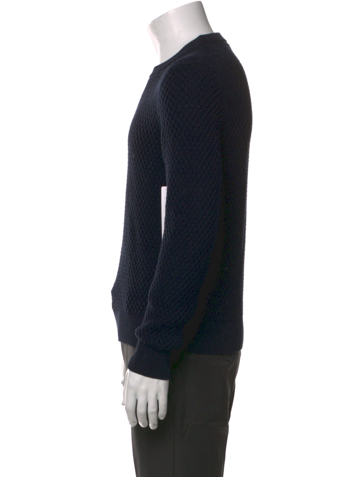 Sandro Virgin Wool Crew Neck Pullover