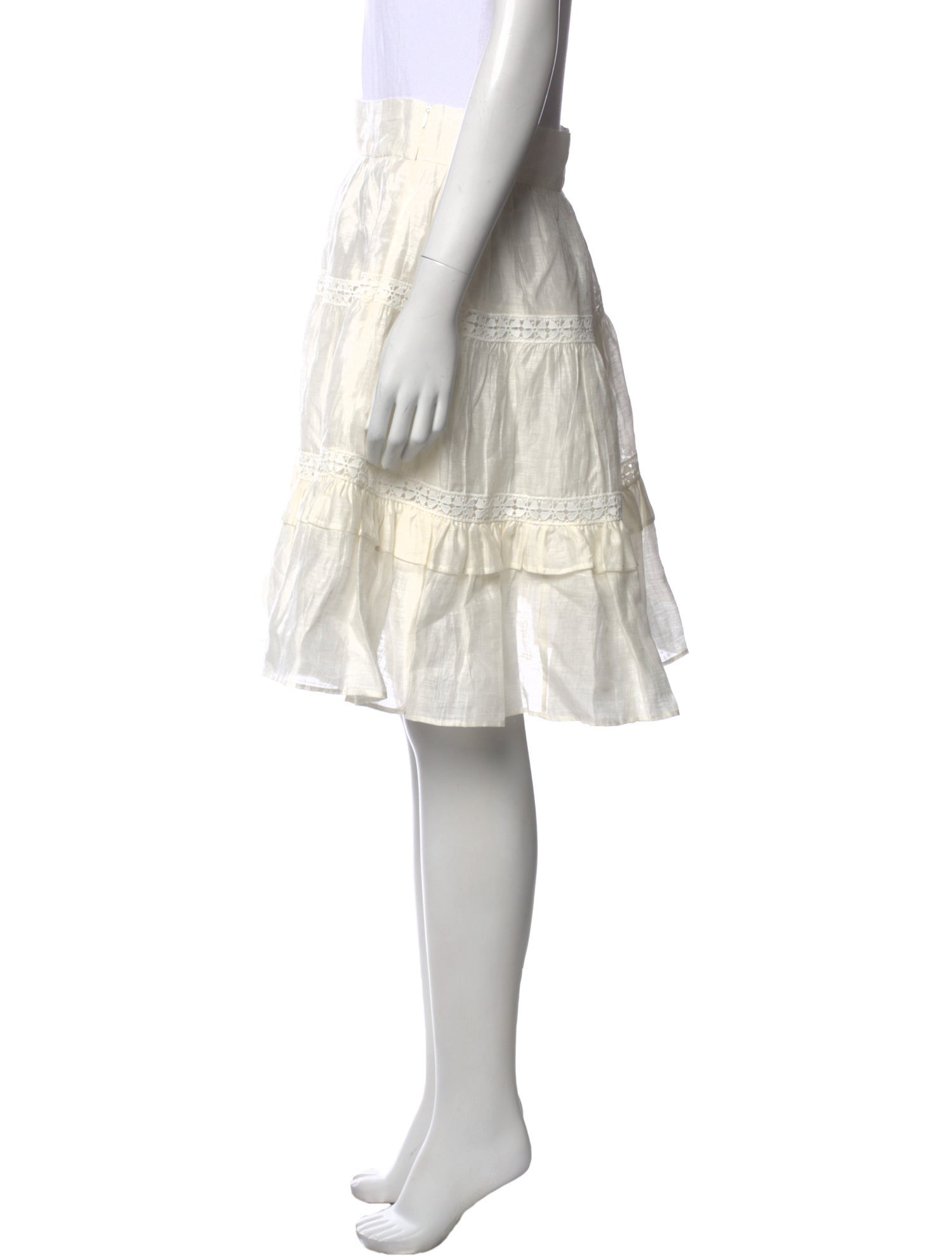 Sandro Linen Mini Skirt
