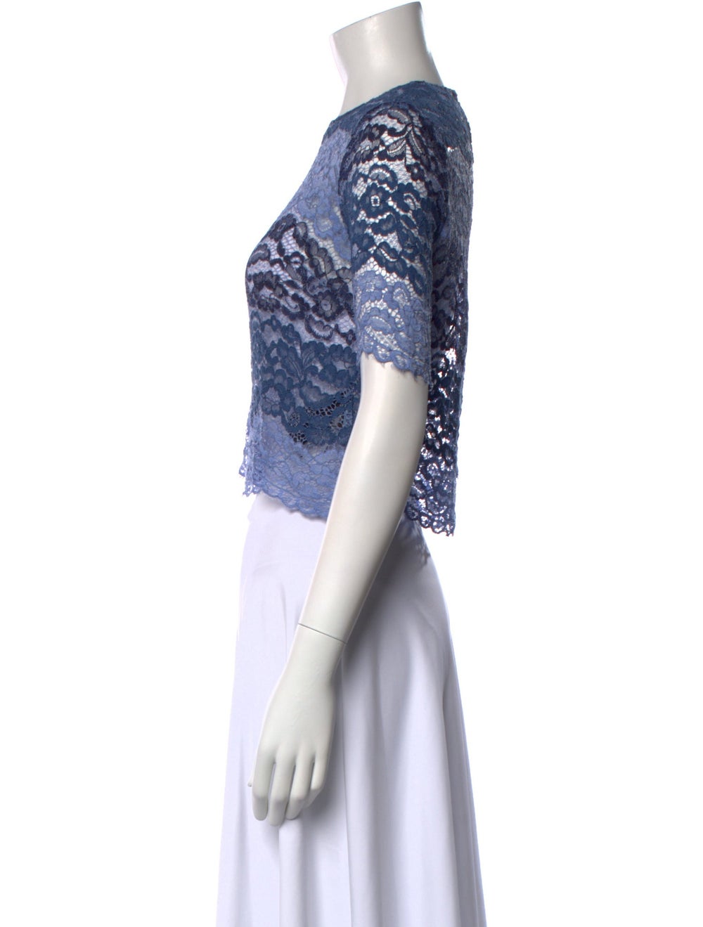 Sandro Lace Lace Pattern Top View 2