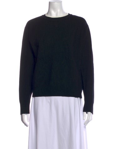Pre-owned Sandro Crew Neck Sweater In Blue