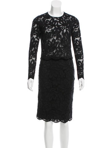 Sandro Lace Pencil Skirt Set